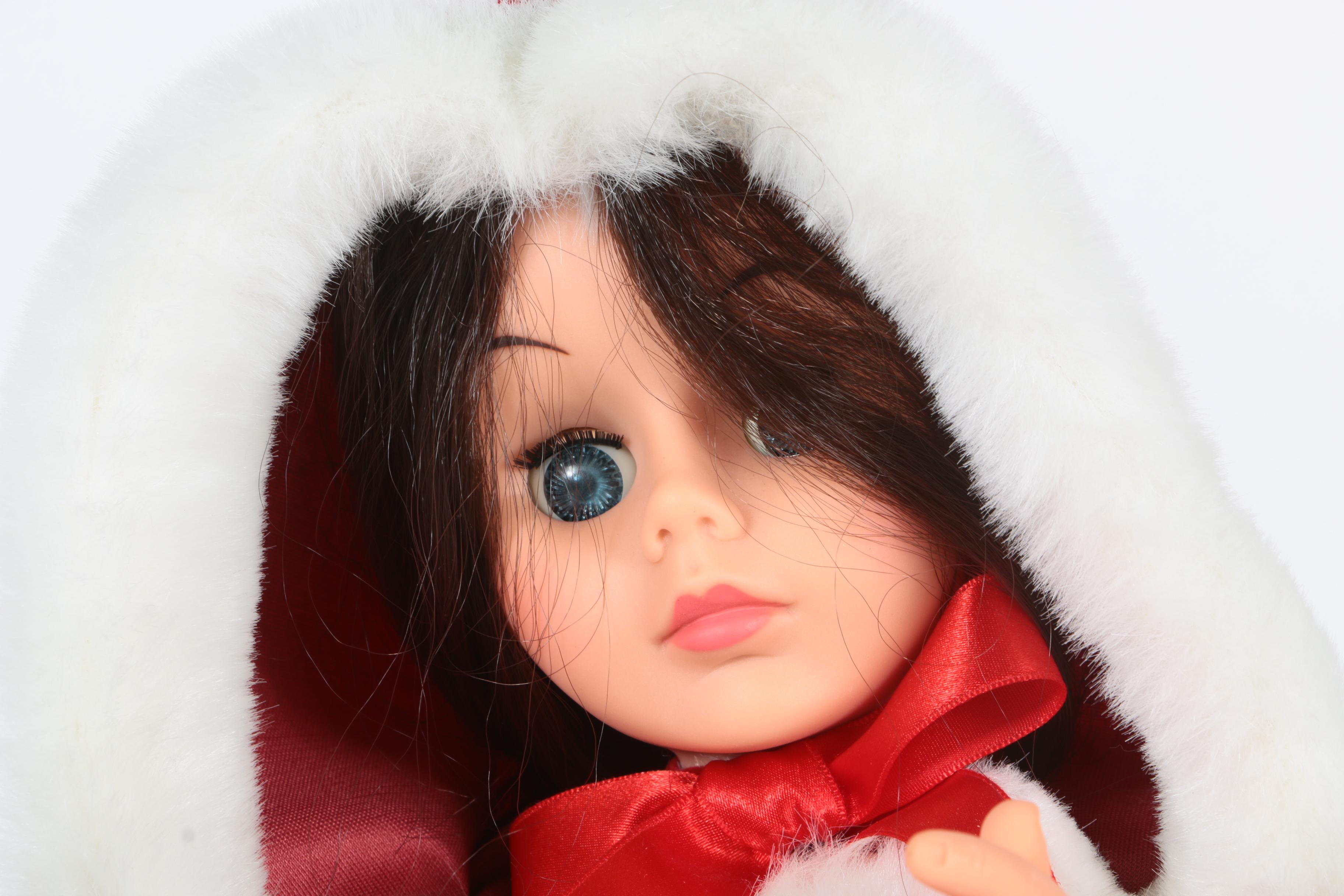 Rennoc and Santa's Best Animated Christmas Dolls and Wooden Folk Art Snowman