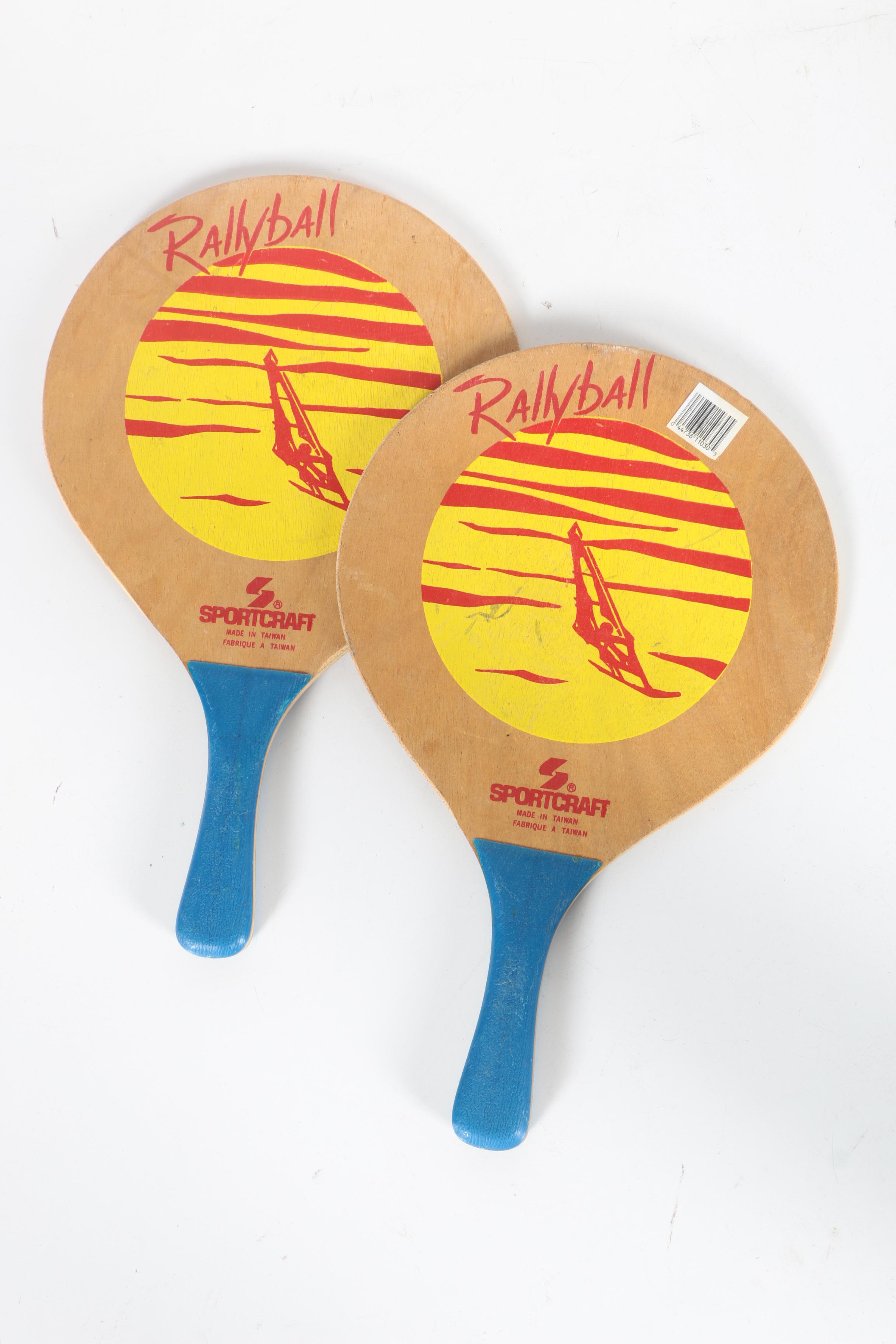 Vintage Tennis Racquets and Baseball Bats