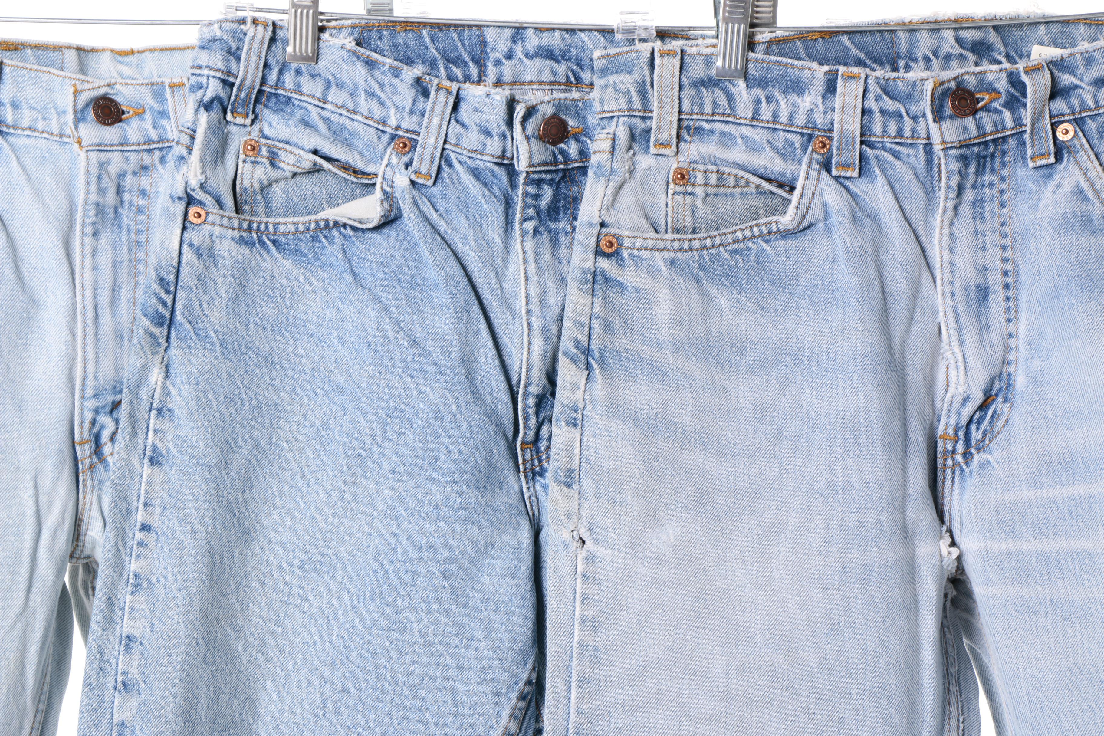 Vintage Orange Tab Levi's 505 Jeans