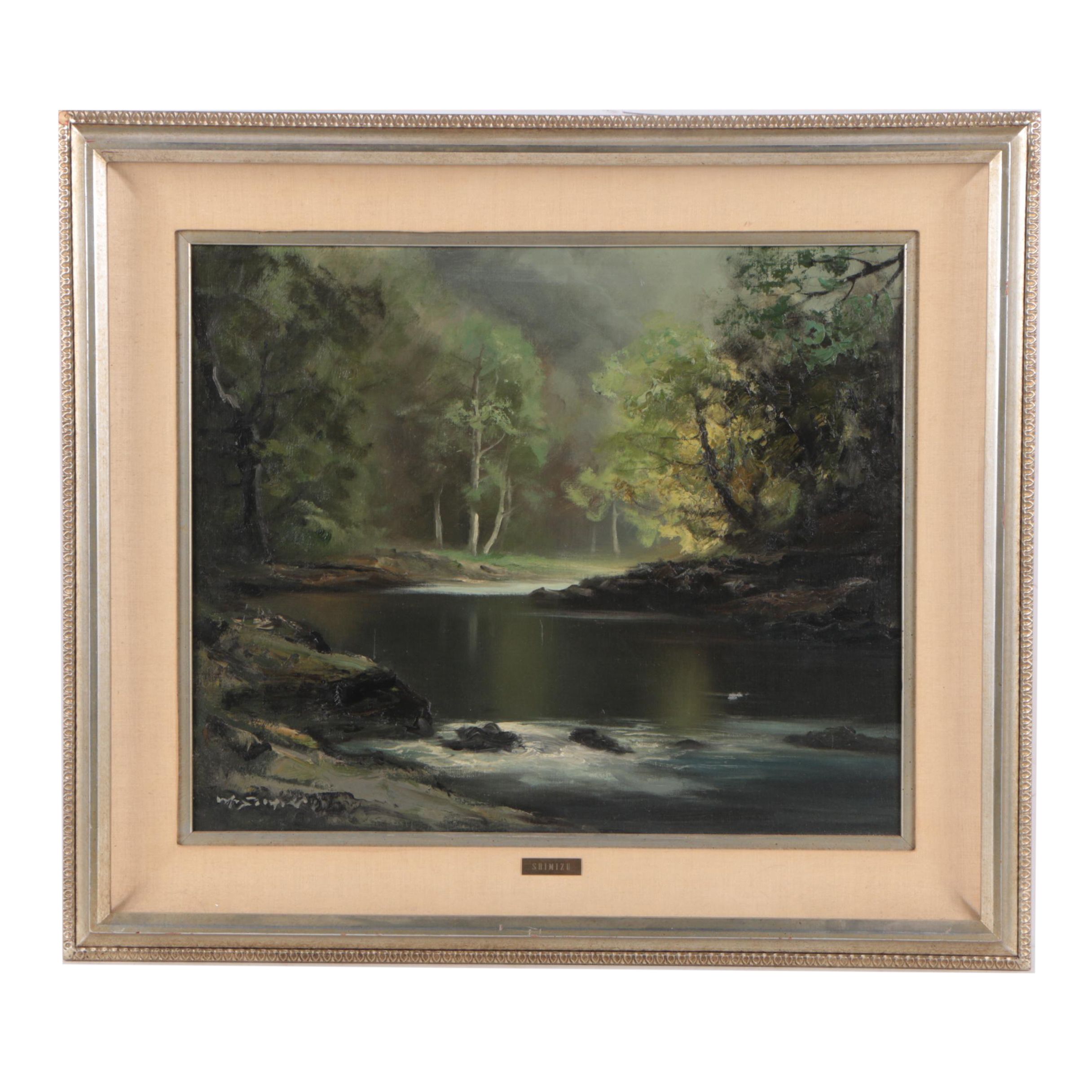 Mitsuzo Shimizu Oil Painting on Canvas