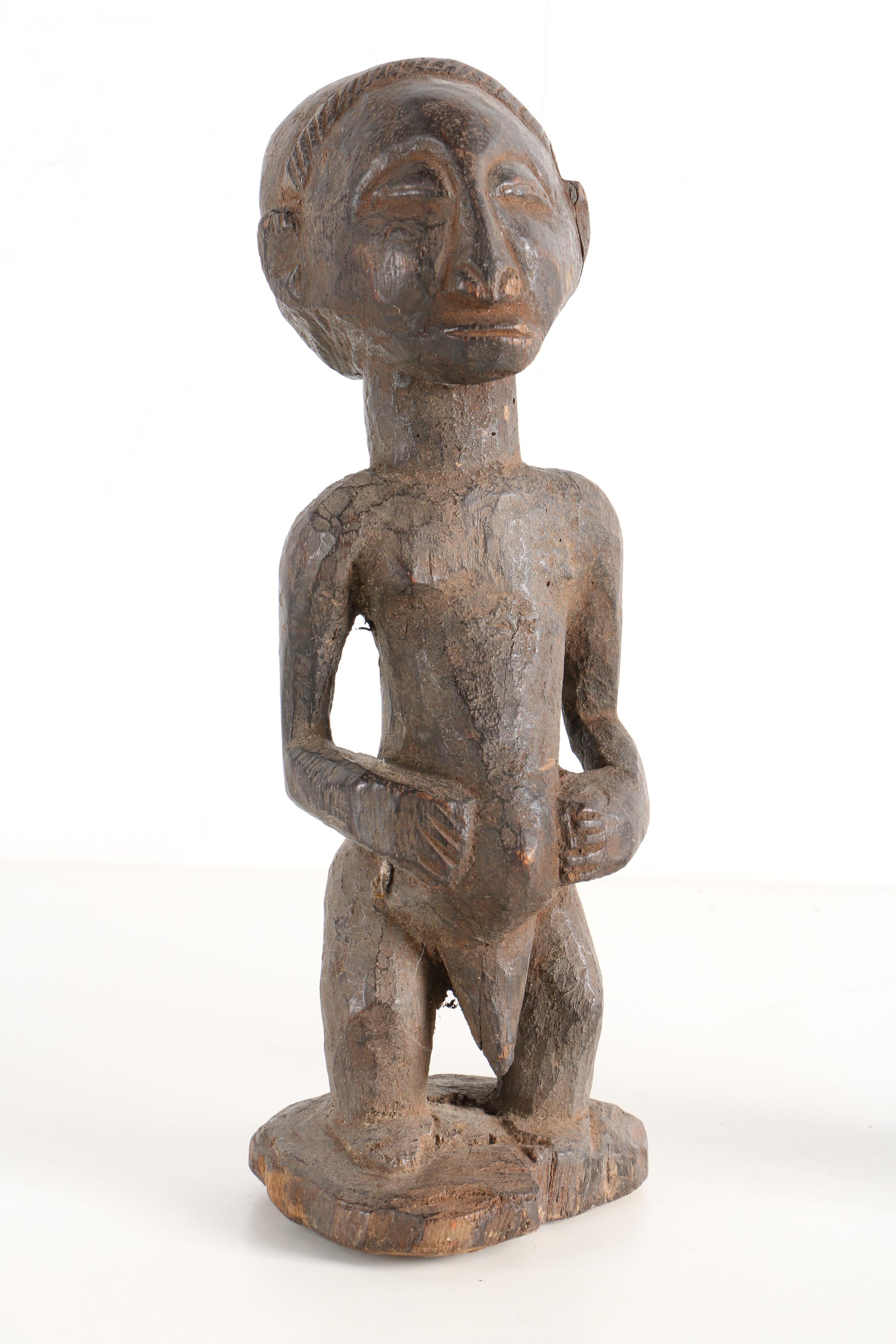 Dogon Figure and Textile Spool