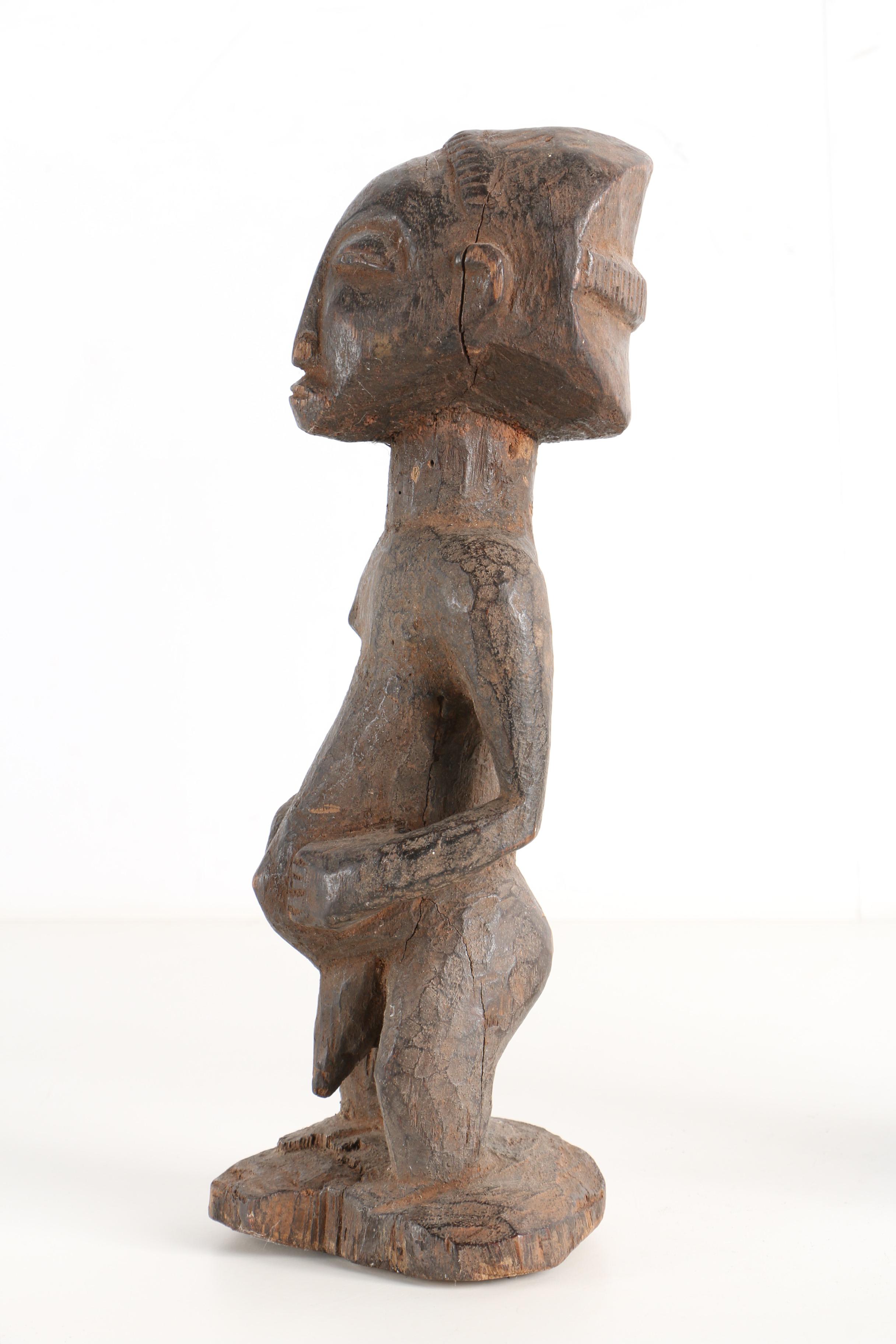 Dogon Figure and Textile Spool