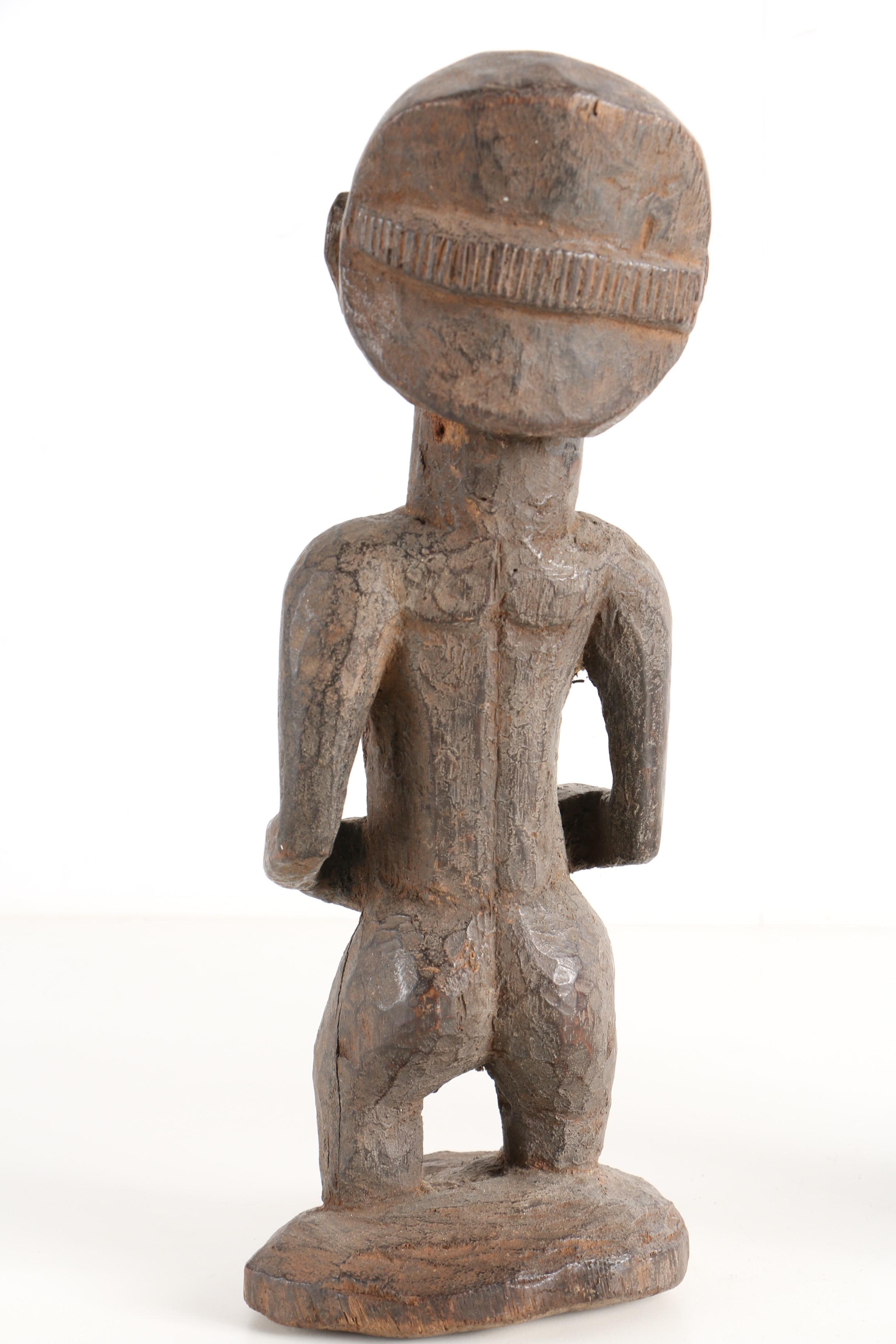 Dogon Figure and Textile Spool