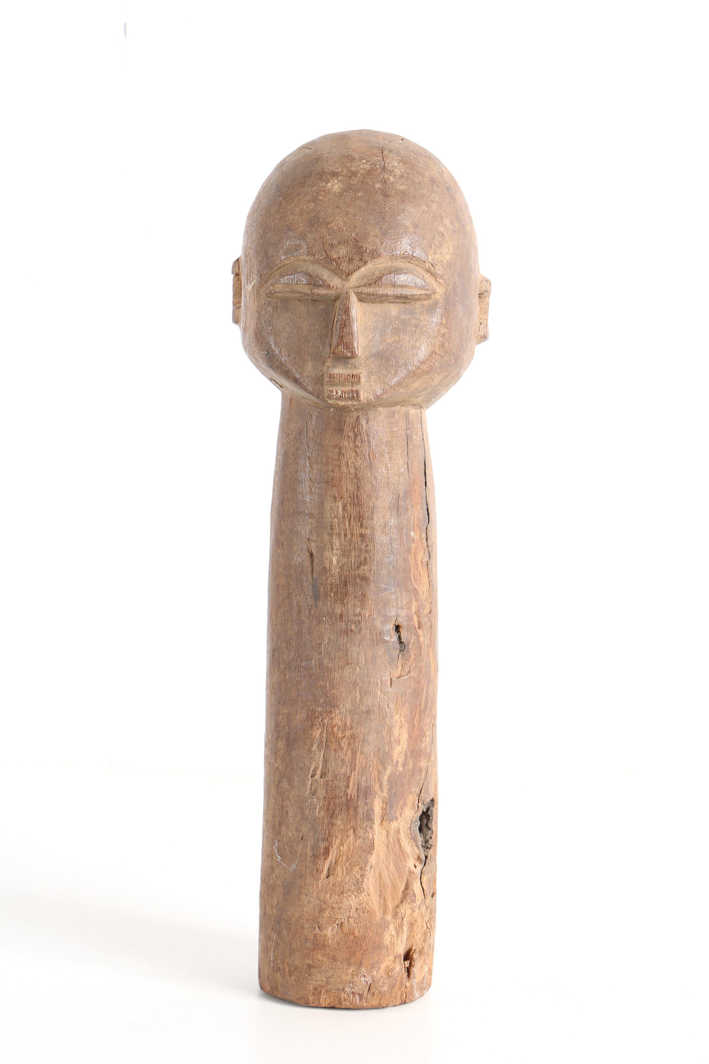 Dogon Figure and Textile Spool