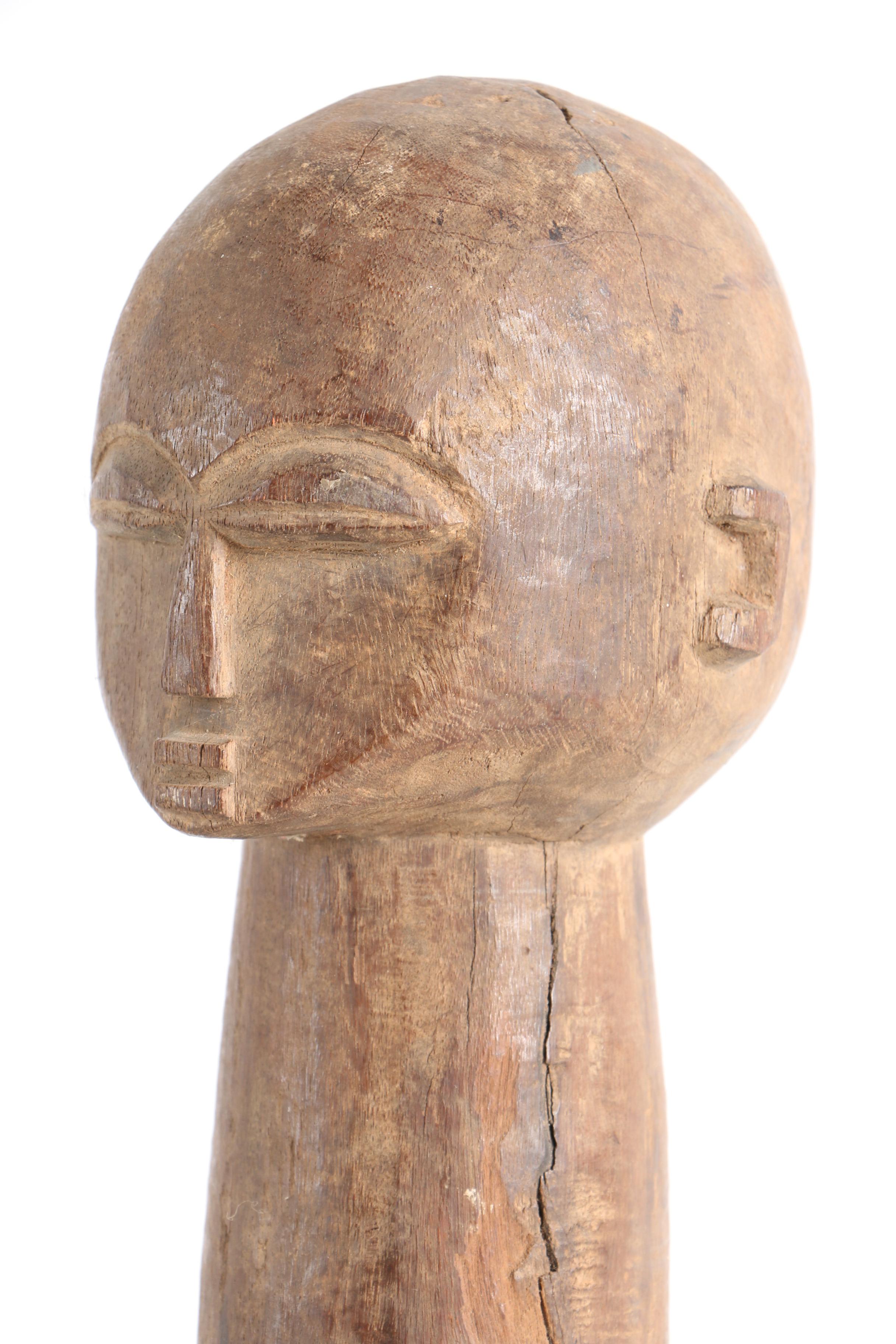 Dogon Figure and Textile Spool