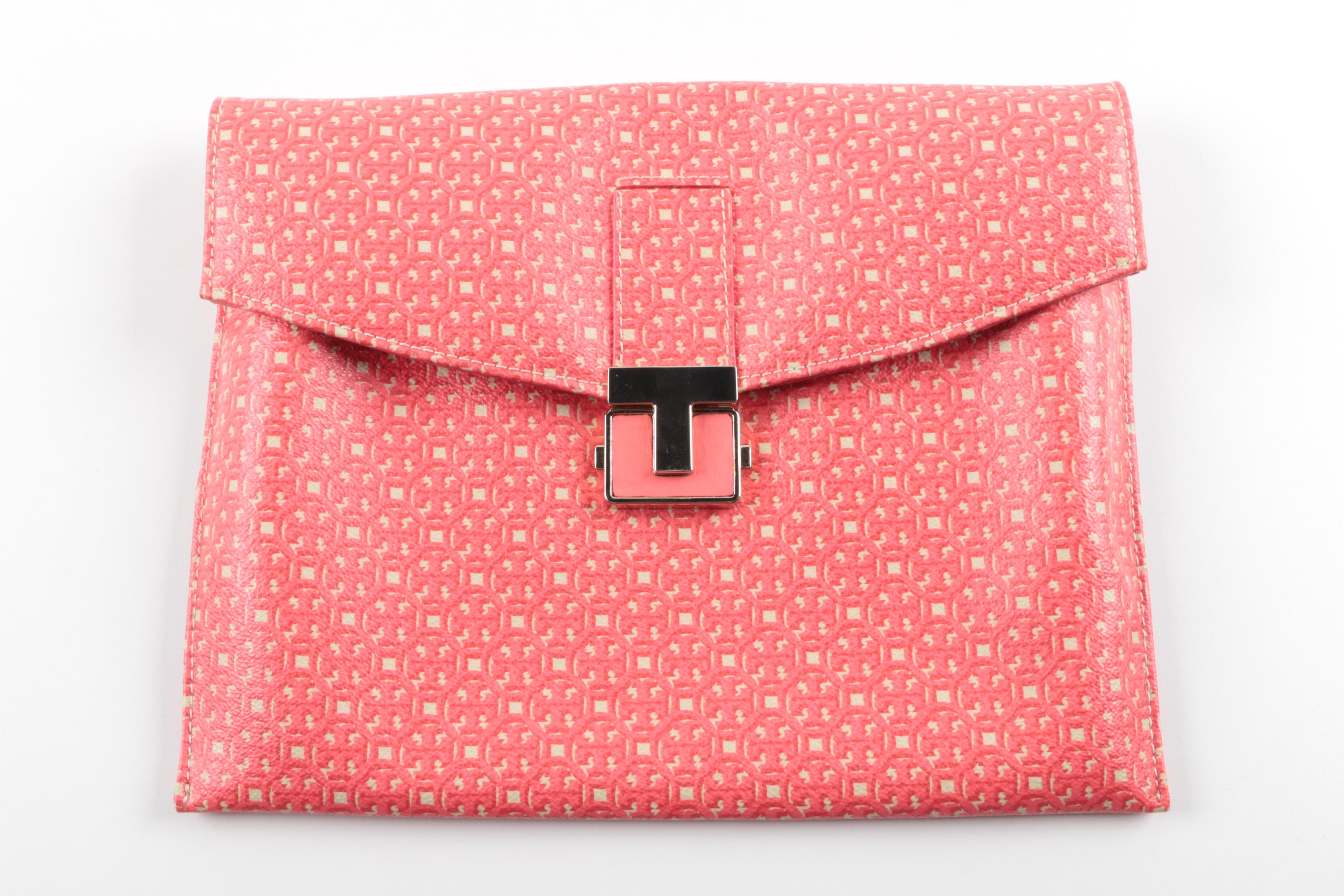 Tory Burch Clutch Handbag and "In Color" Table Book