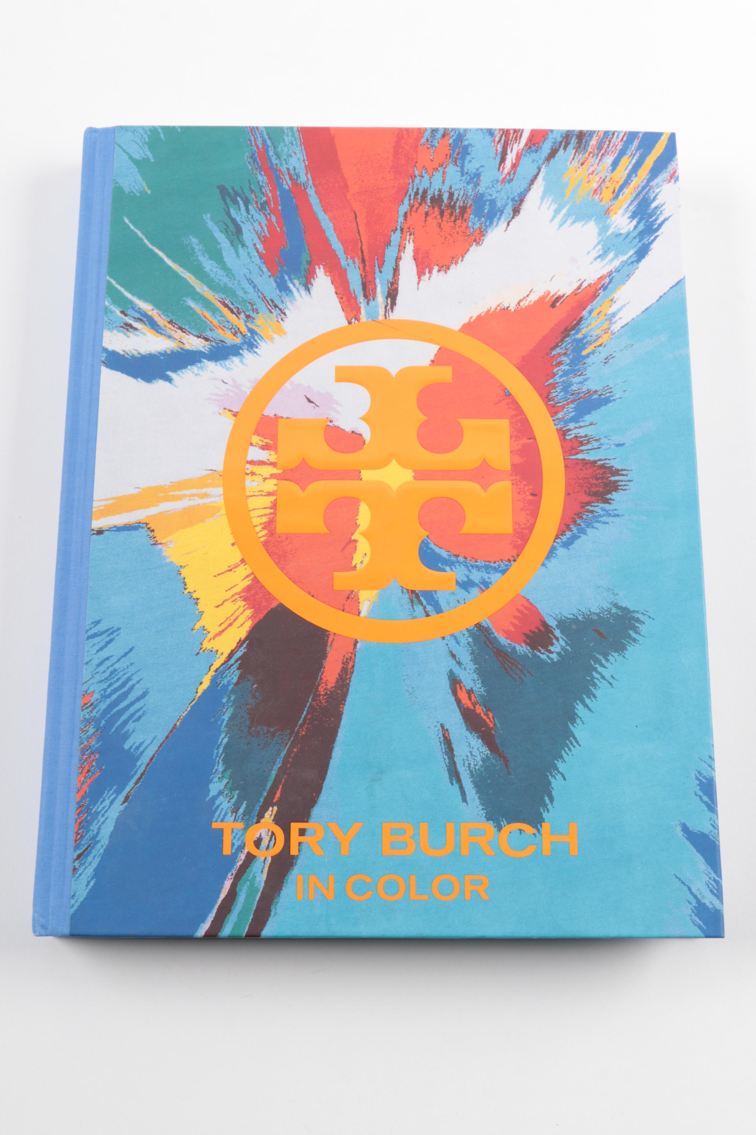 Tory Burch Clutch Handbag and "In Color" Table Book