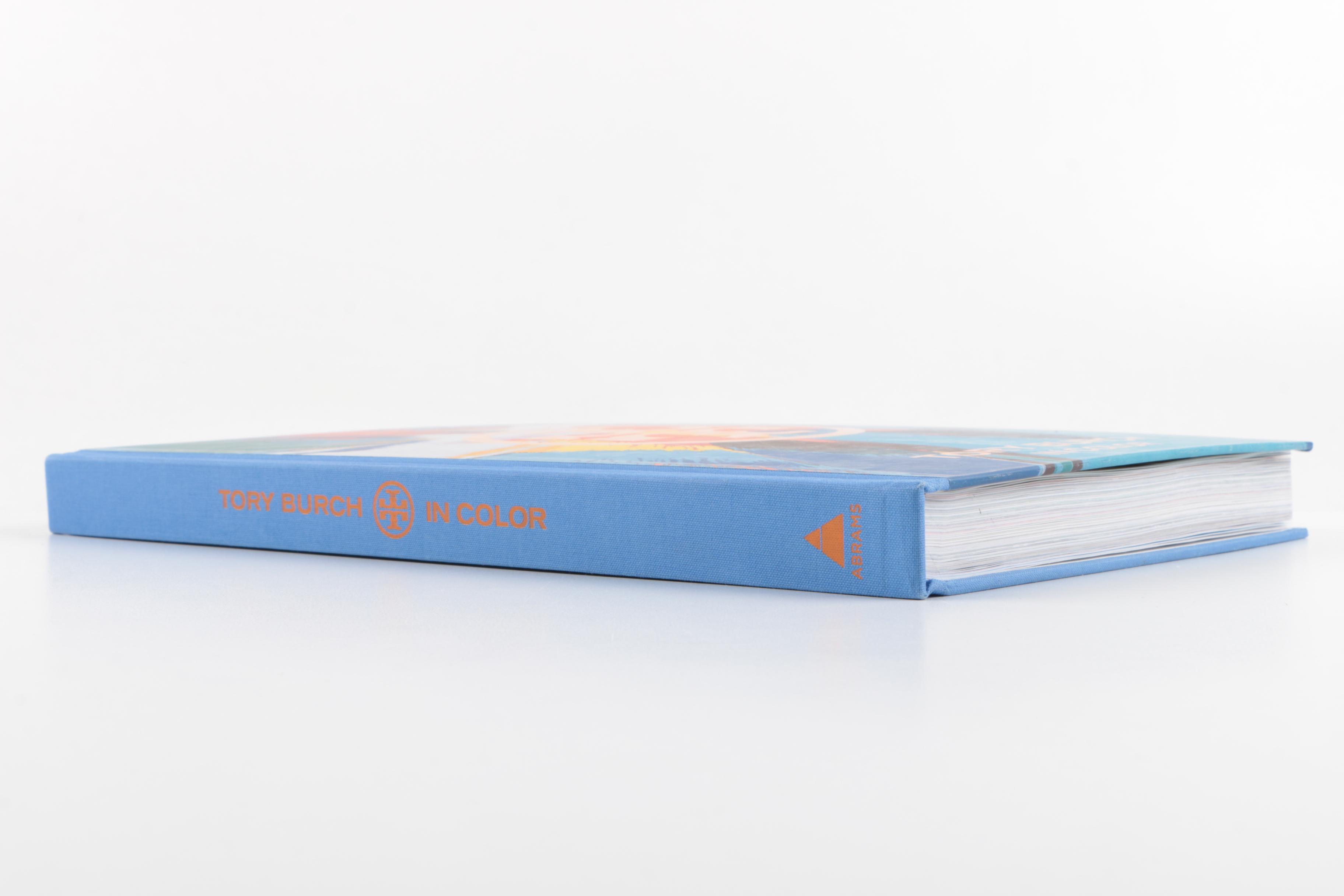 Tory Burch Clutch Handbag and "In Color" Table Book