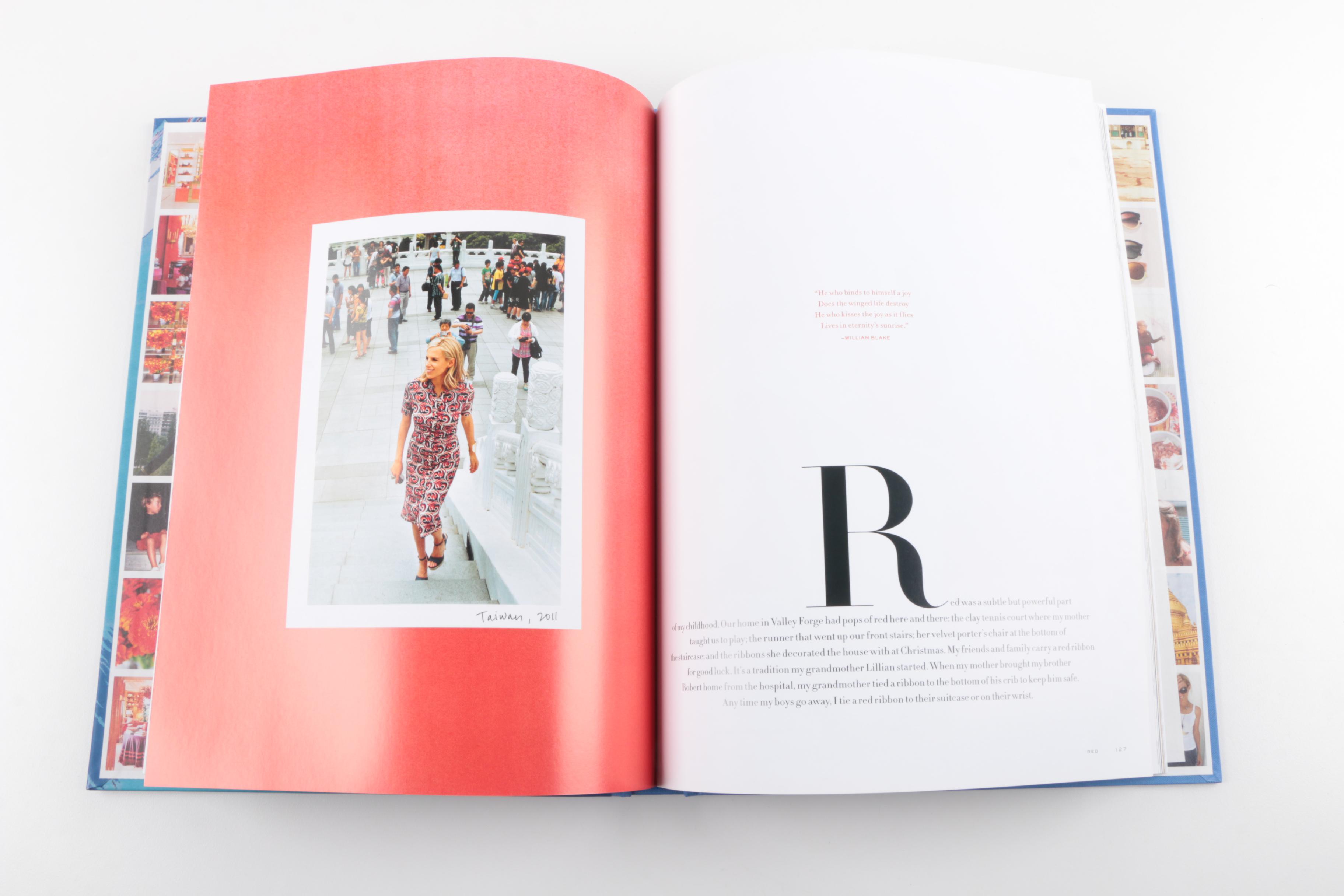 Tory Burch Clutch Handbag and "In Color" Table Book