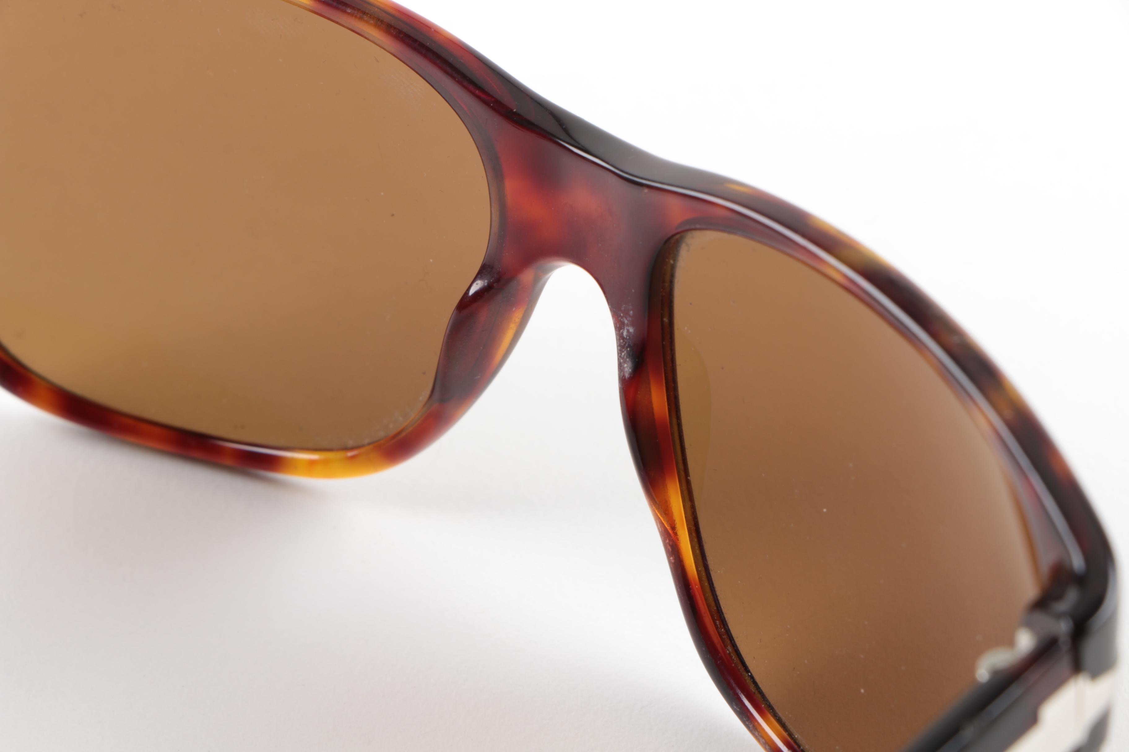 Persol Polarized Horn-Rimmed Style Sunglasses