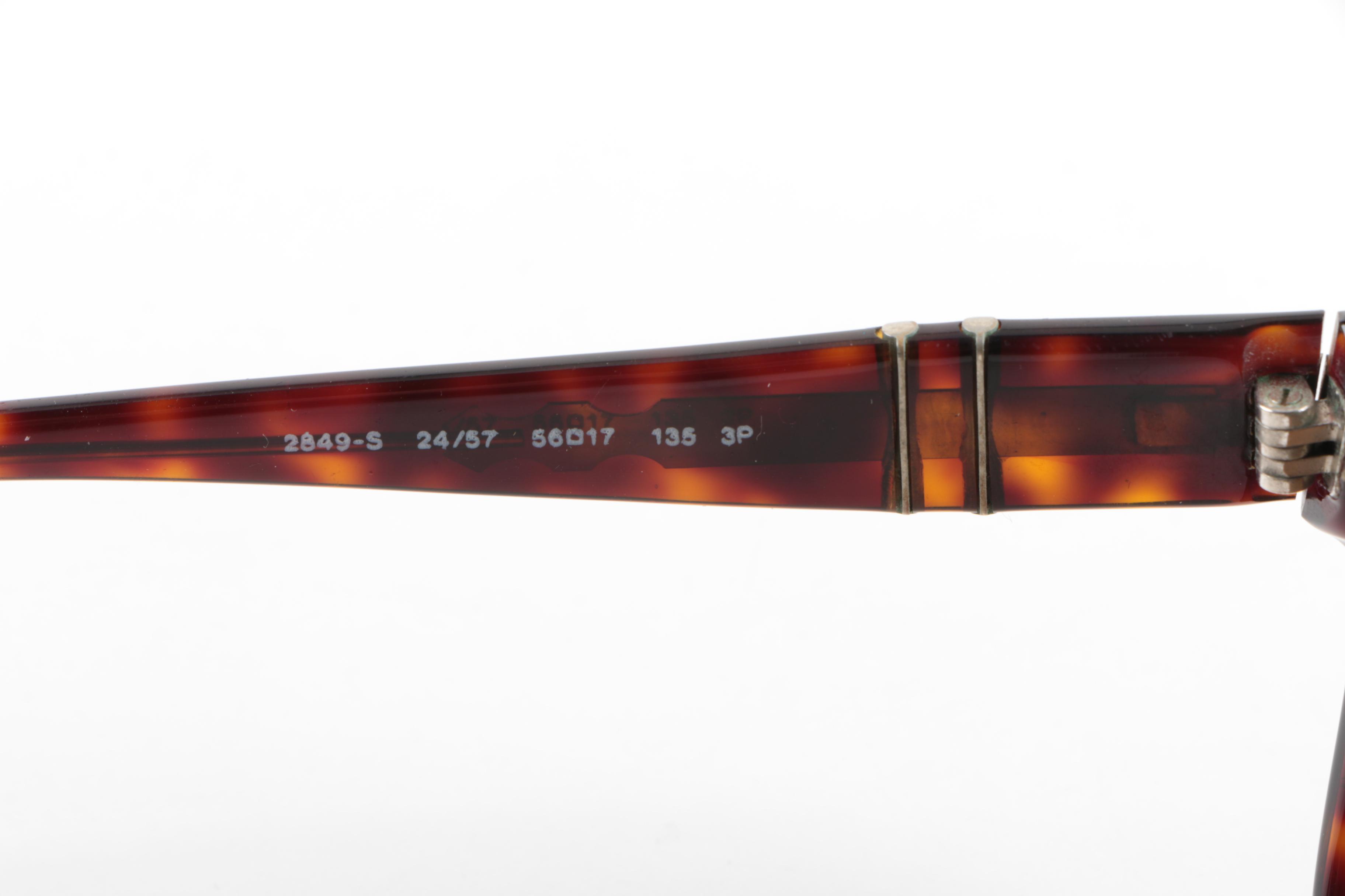 Persol Polarized Horn-Rimmed Style Sunglasses