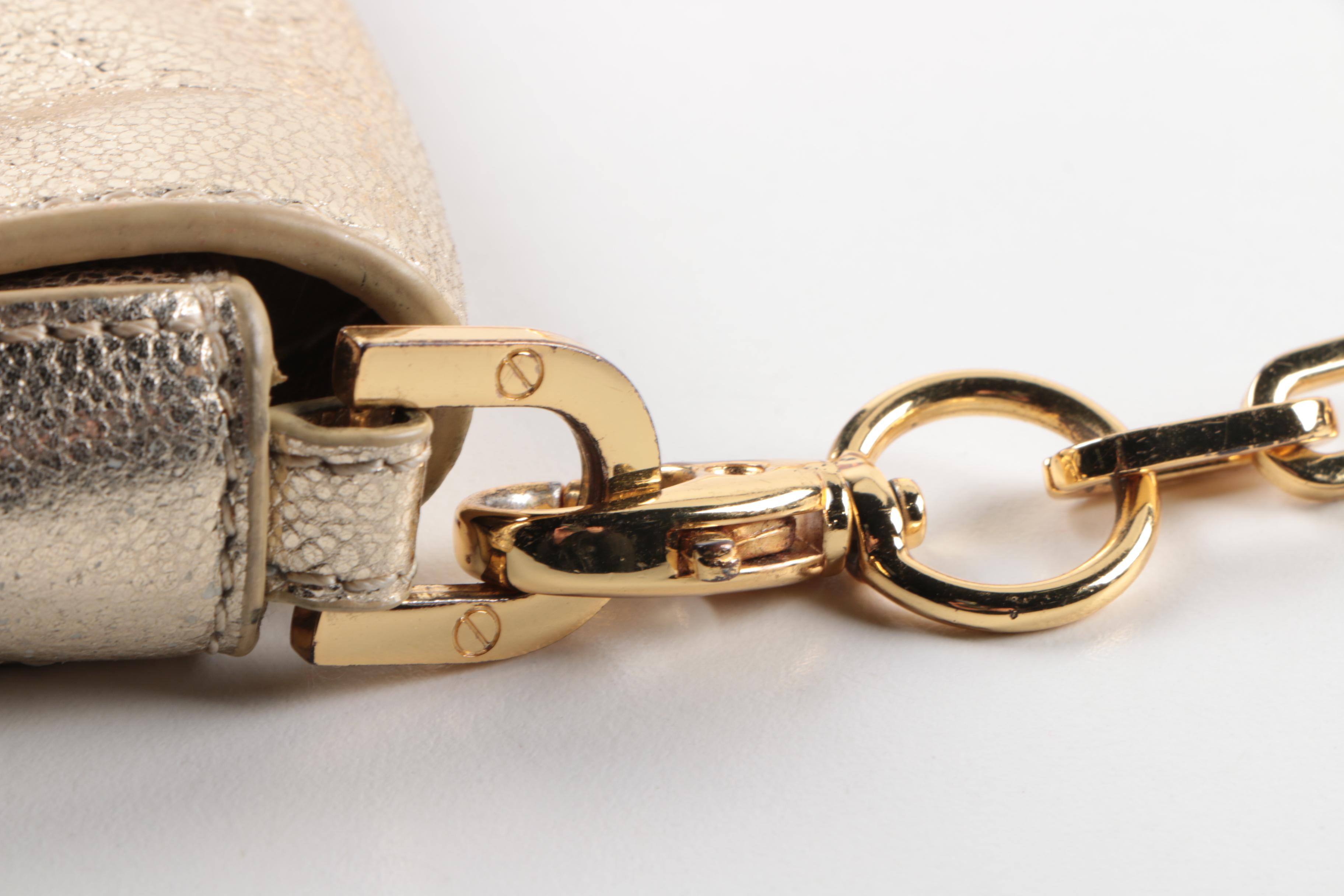 Tory Burch Metallic Leather Crossbody Bag