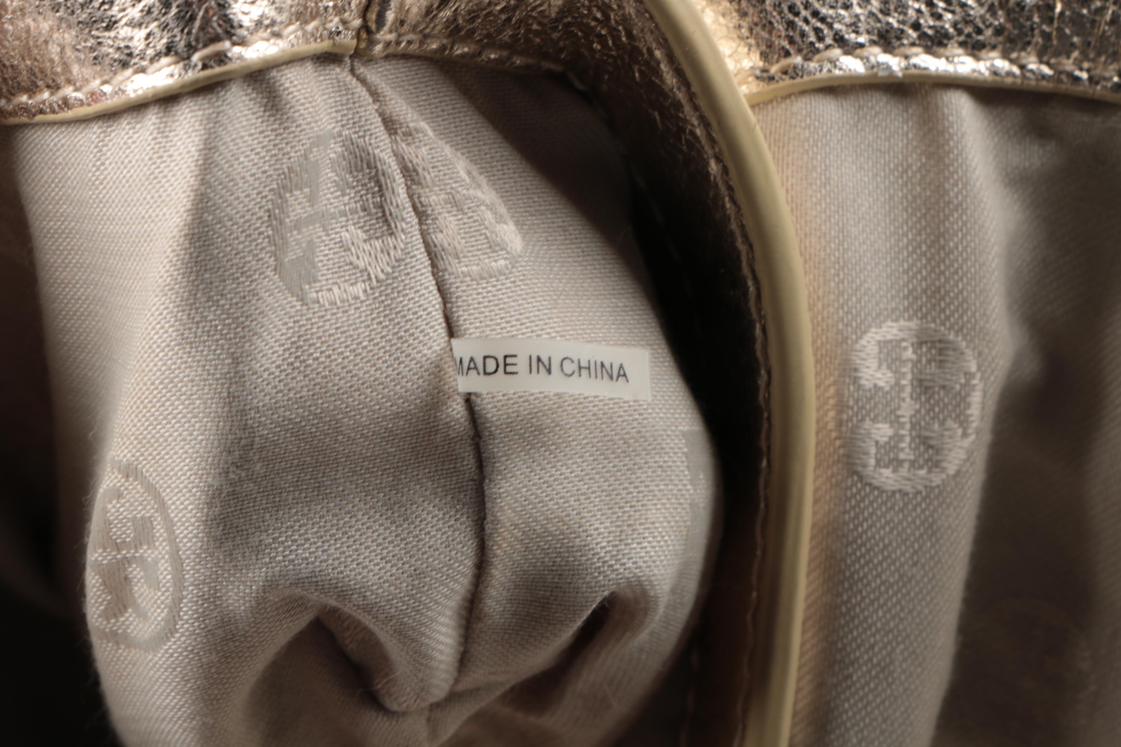 Tory Burch Metallic Leather Crossbody Bag