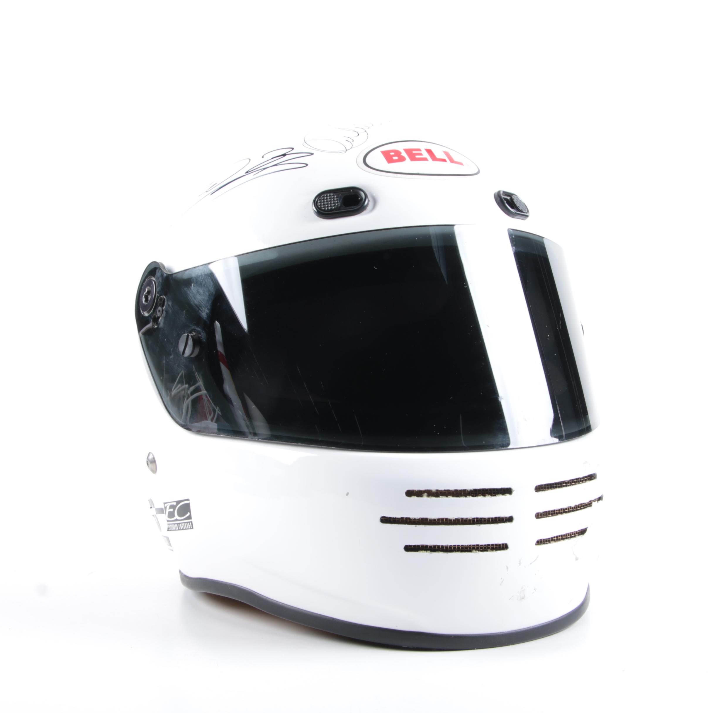 Autographed Race Car Helmet Including Danica Patrick