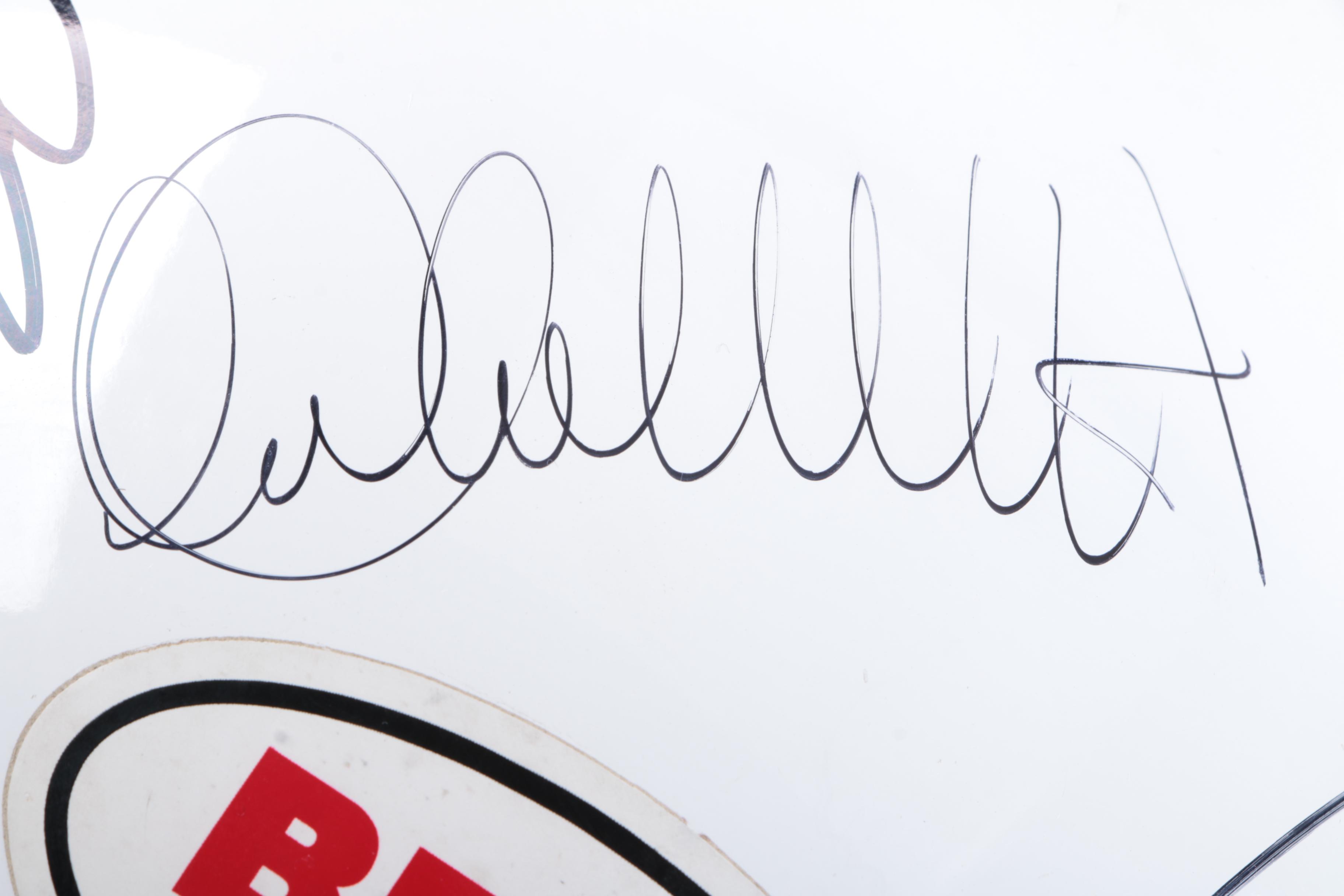 Autographed Race Car Helmet Including Danica Patrick