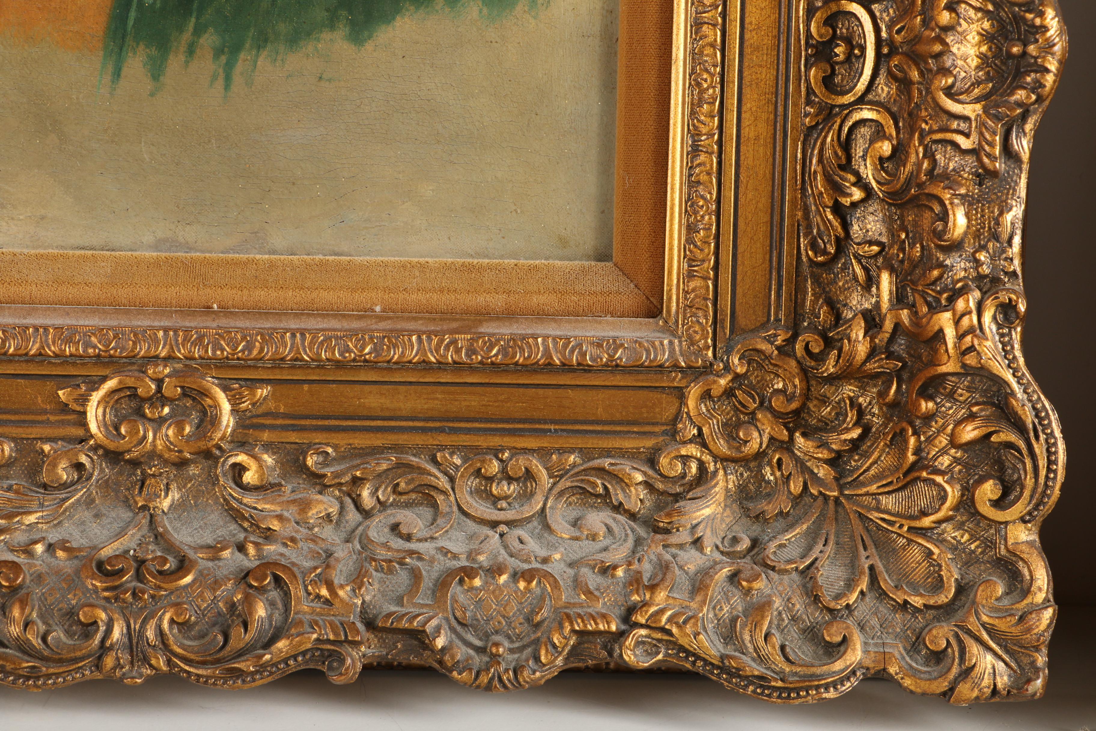 Two Oil Paintings on Canvas Board Including After Fasciotti's "Boy with Pipe"