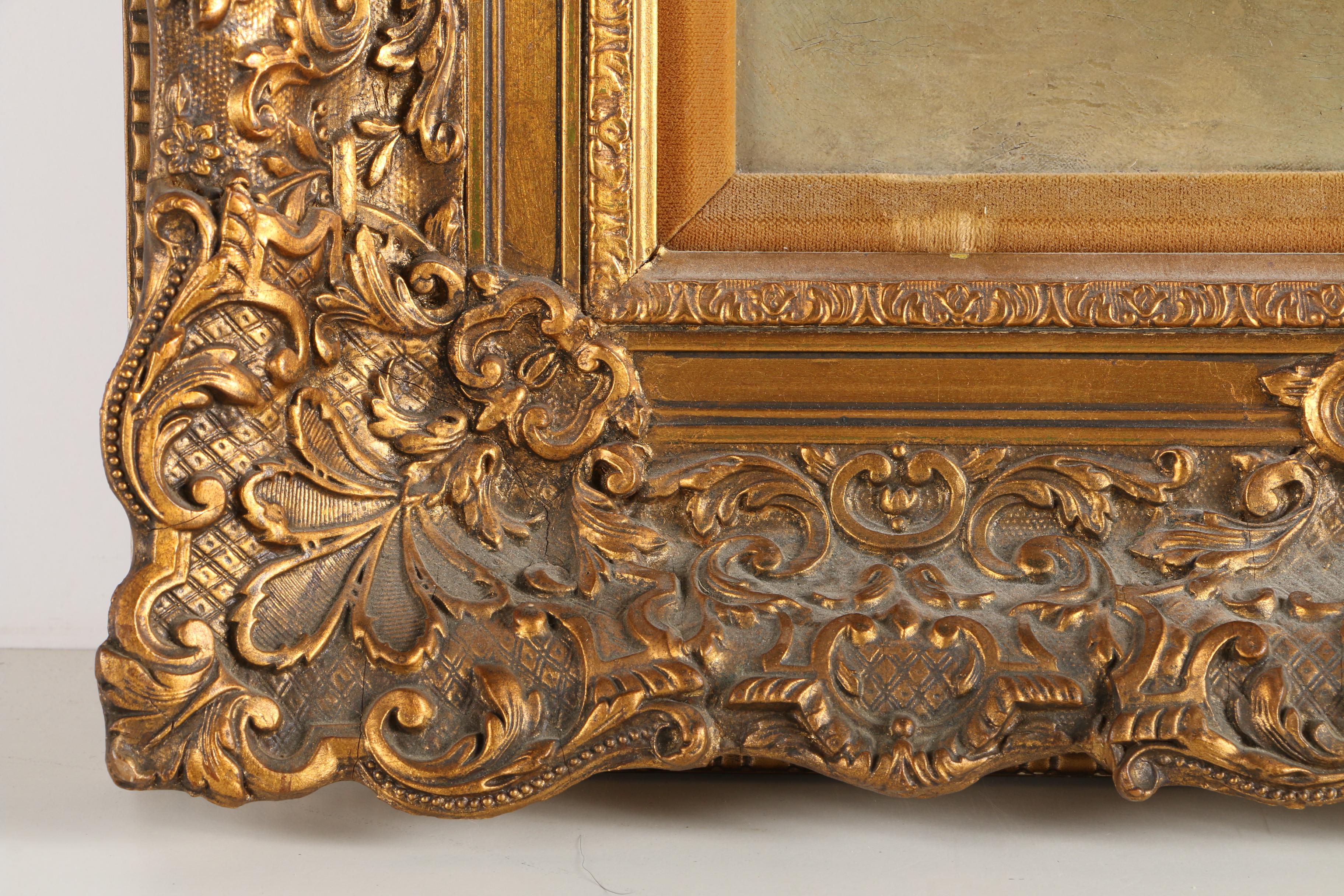 Two Oil Paintings on Canvas Board Including After Fasciotti's "Boy with Pipe"