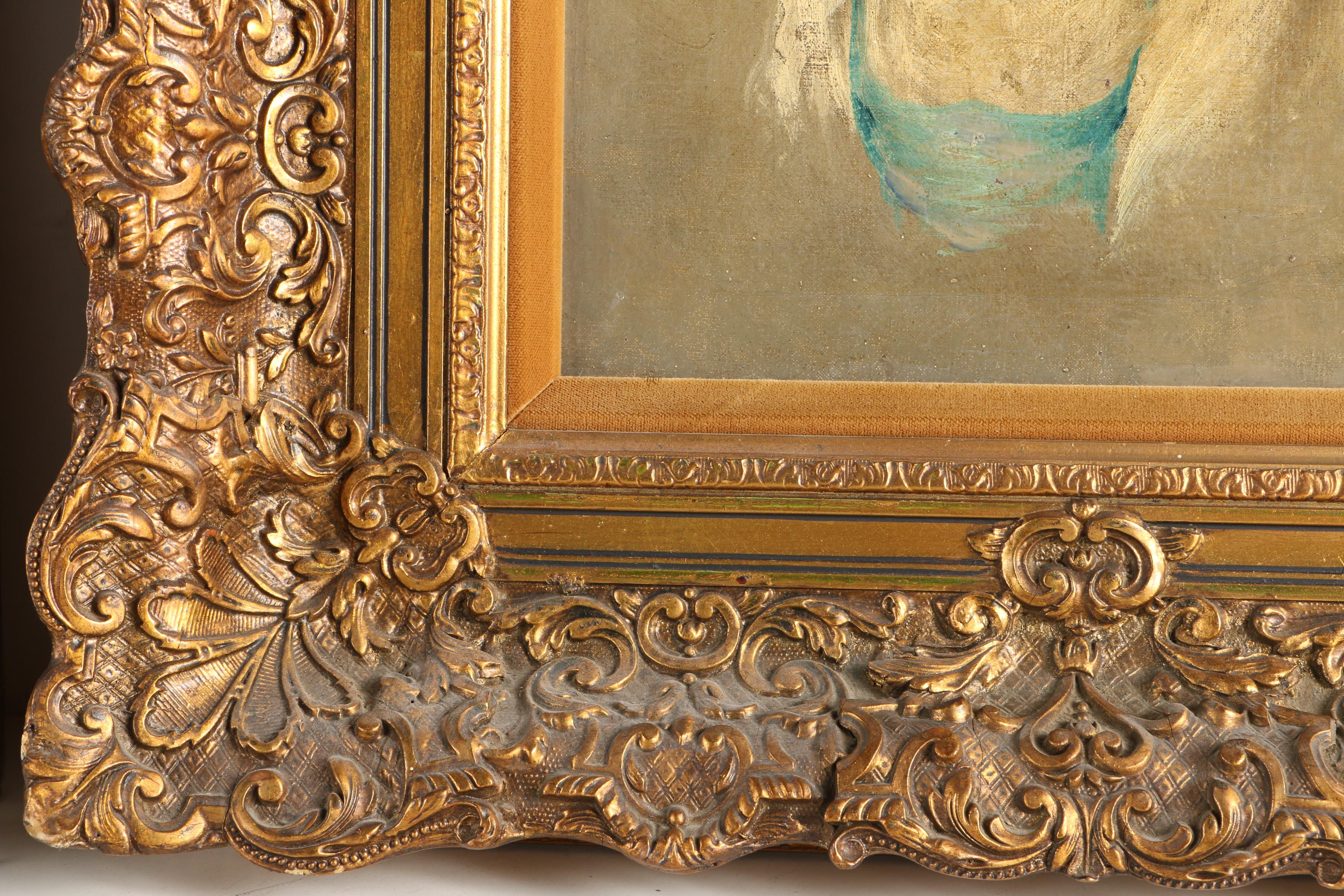 Two Oil Paintings on Canvas Board Including After Fasciotti's "Boy with Pipe"