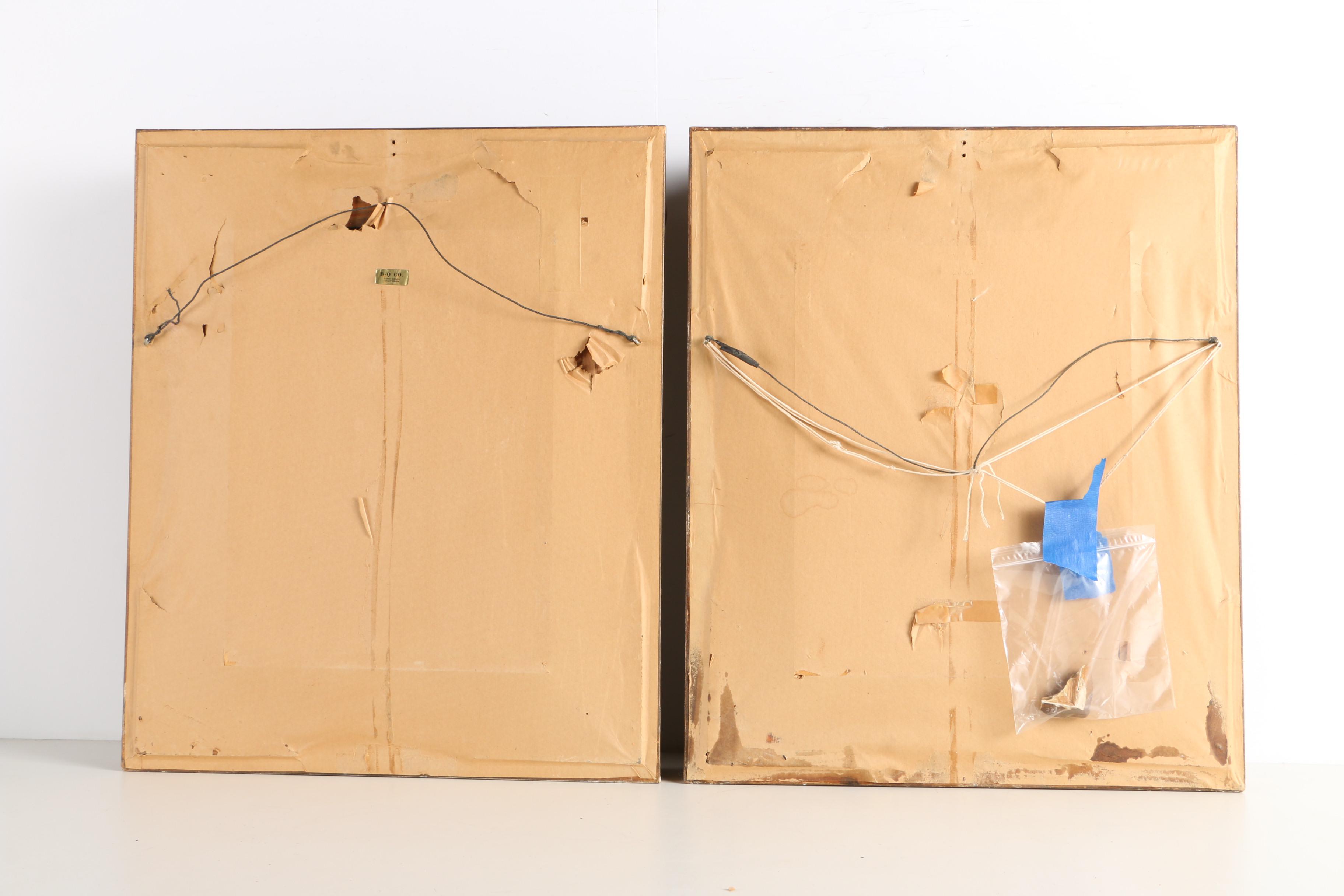 Two Oil Paintings on Canvas Board Including After Fasciotti's "Boy with Pipe"