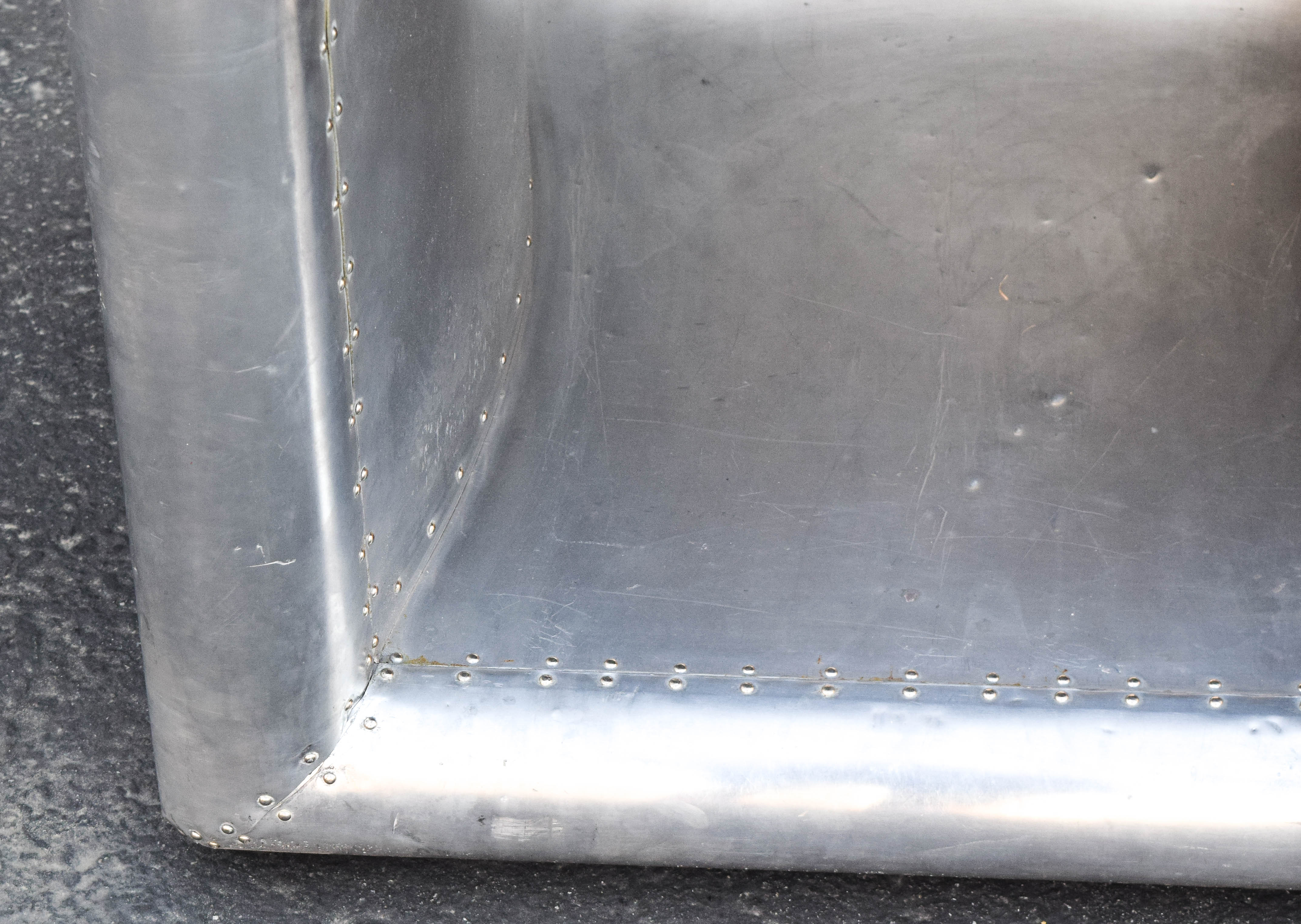 Restoration Hardware Metal-Clad Shelving Unit