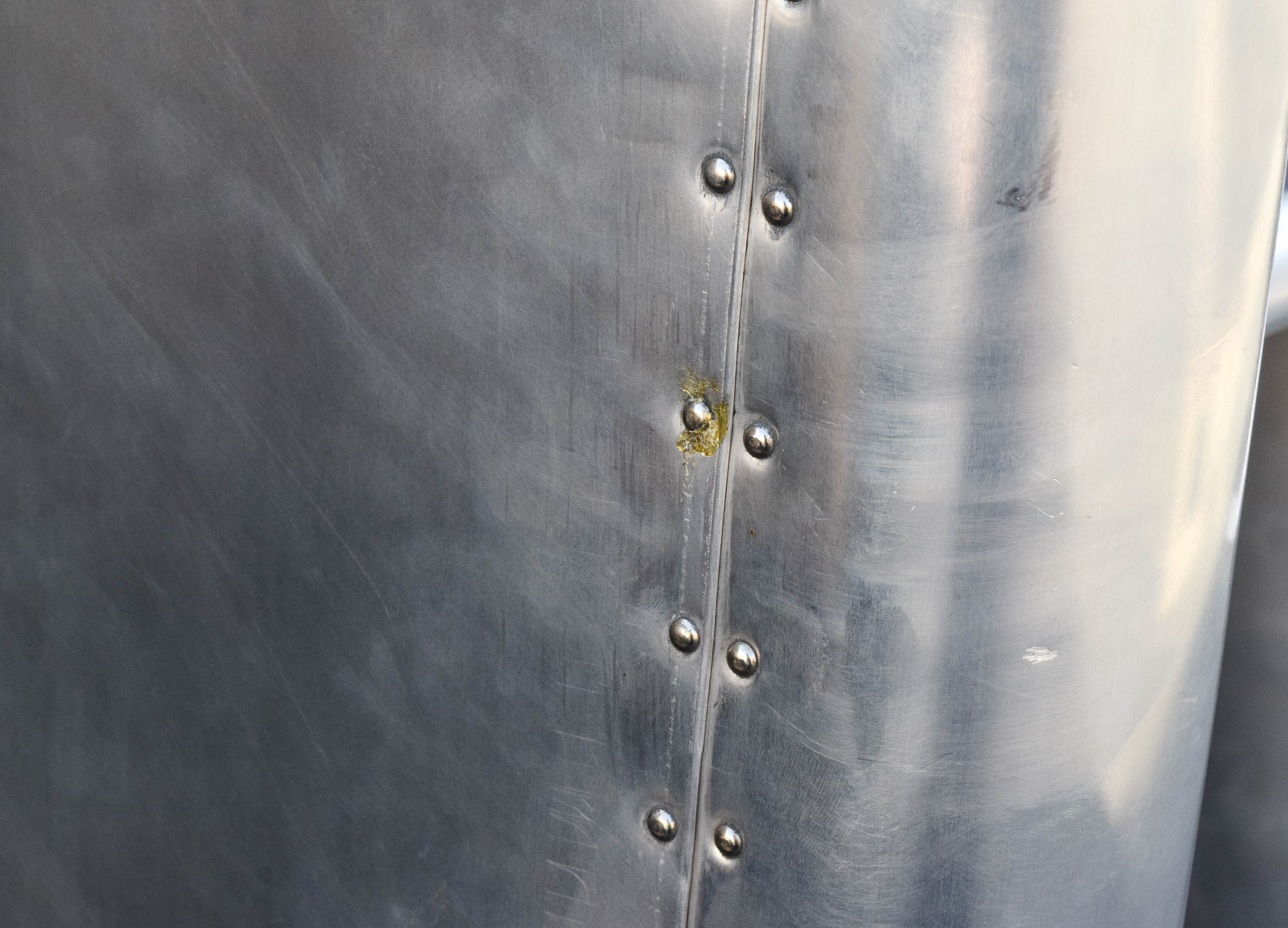 Restoration Hardware Metal-Clad Shelving Unit