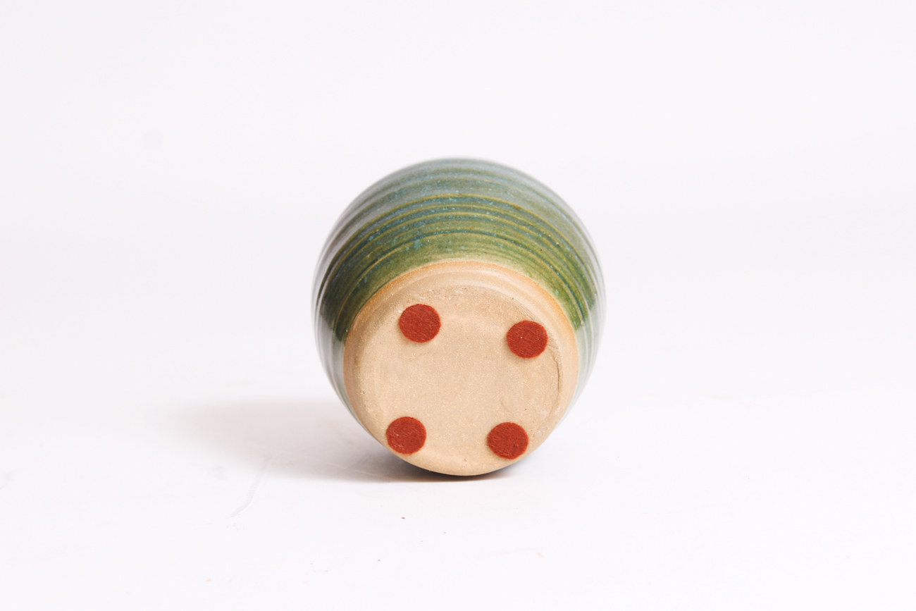 Hand Thrown Stoneware Lidded Dragon Jar