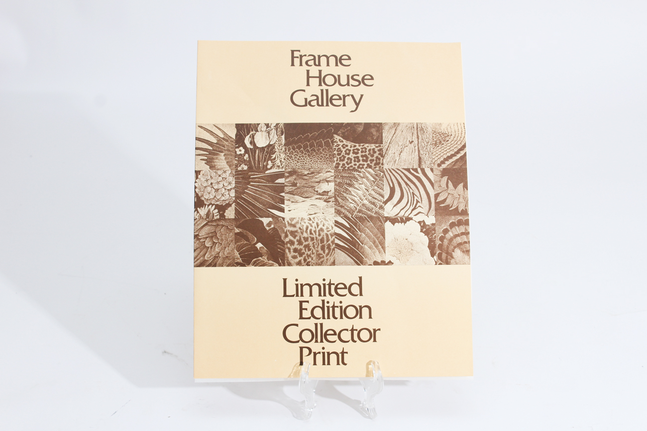 Signed Ray Harm Lithograph "Wildcat"