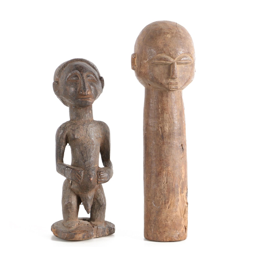 Dogon Figure and Textile Spool