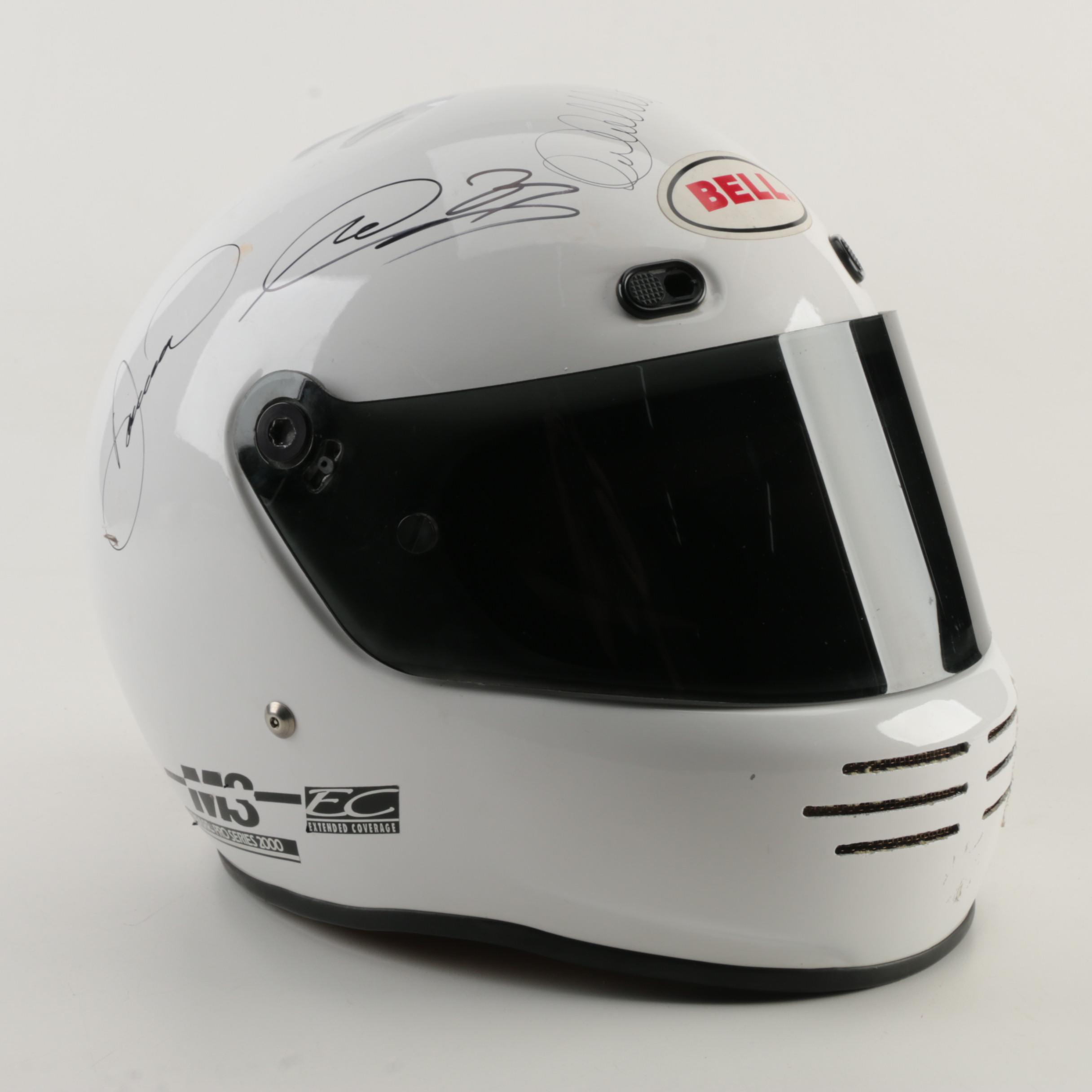 Autographed Race Car Helmet Including Danica Patrick