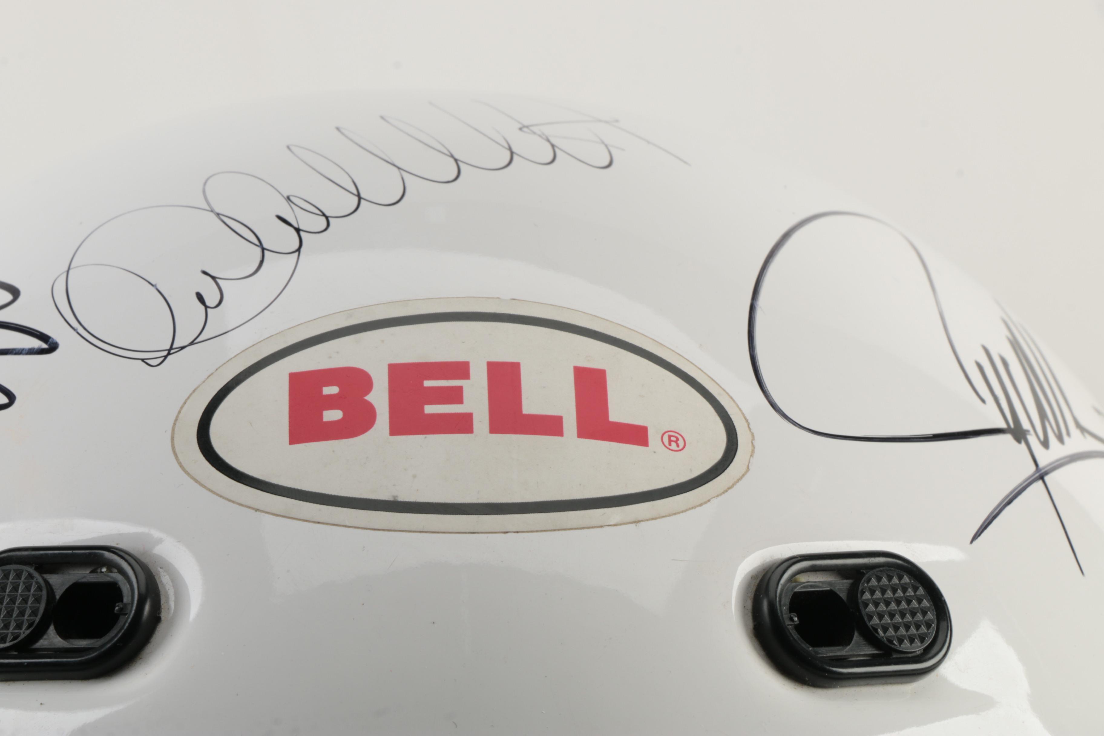 Autographed Race Car Helmet Including Danica Patrick