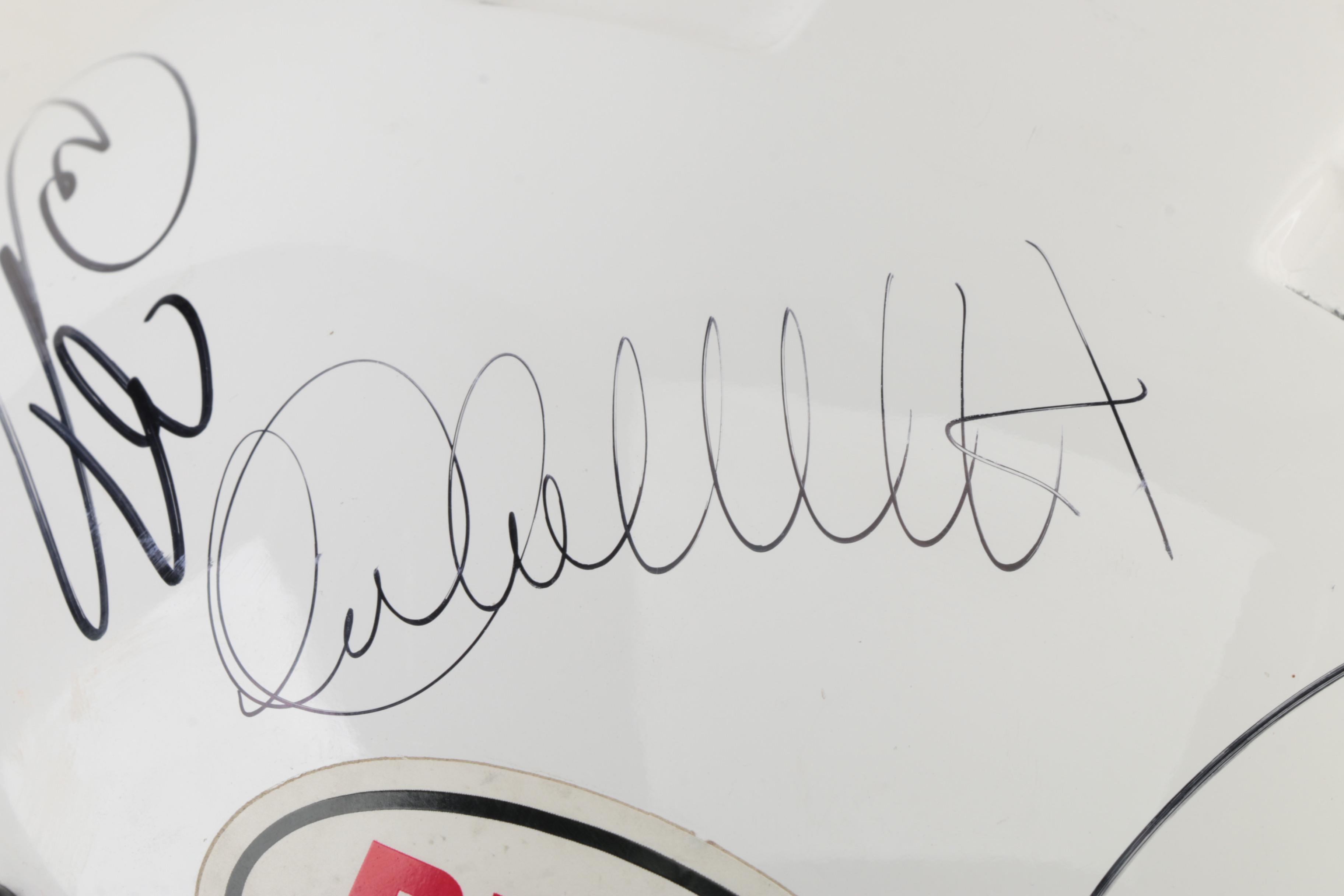 Autographed Race Car Helmet Including Danica Patrick