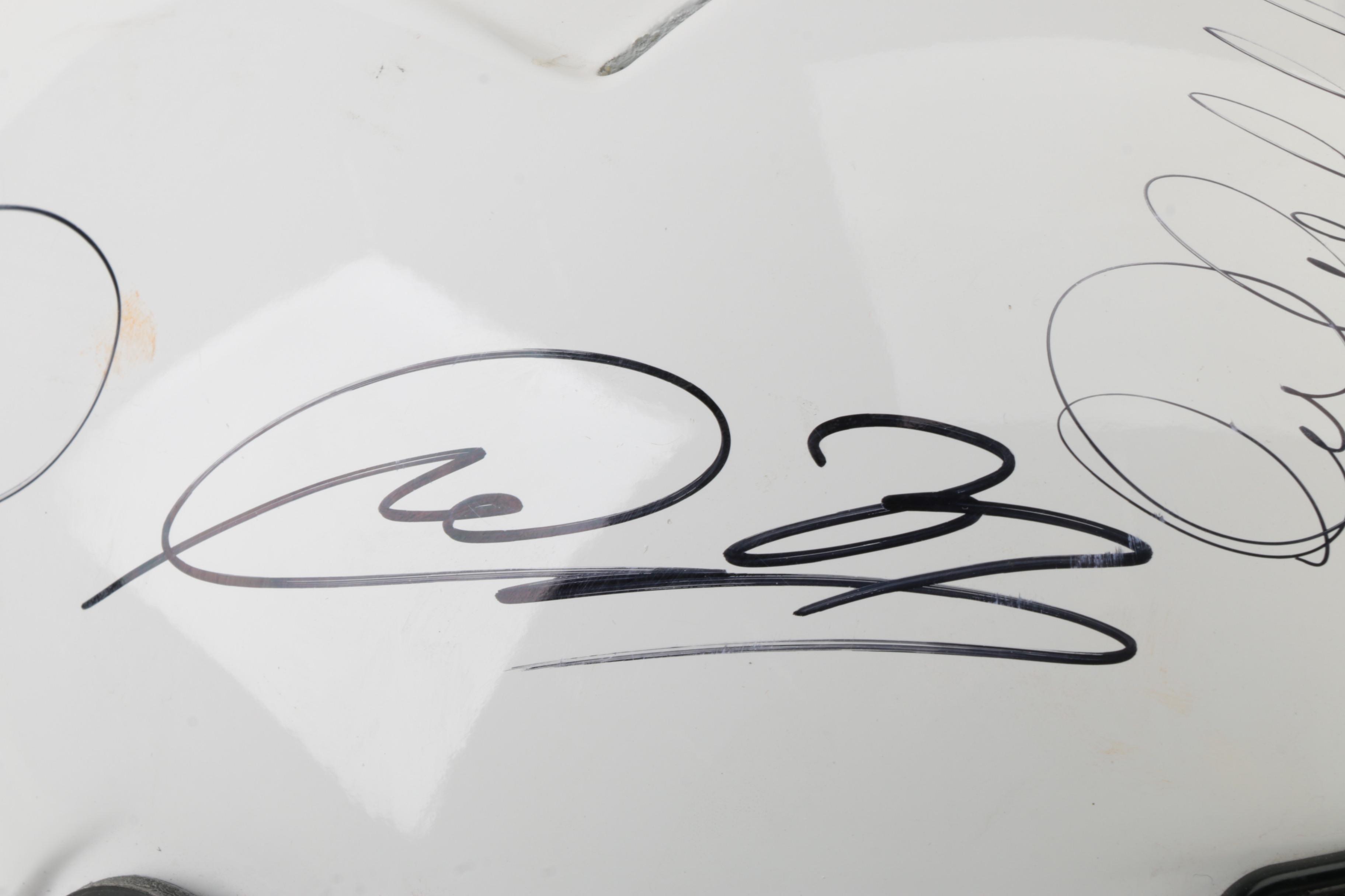 Autographed Race Car Helmet Including Danica Patrick