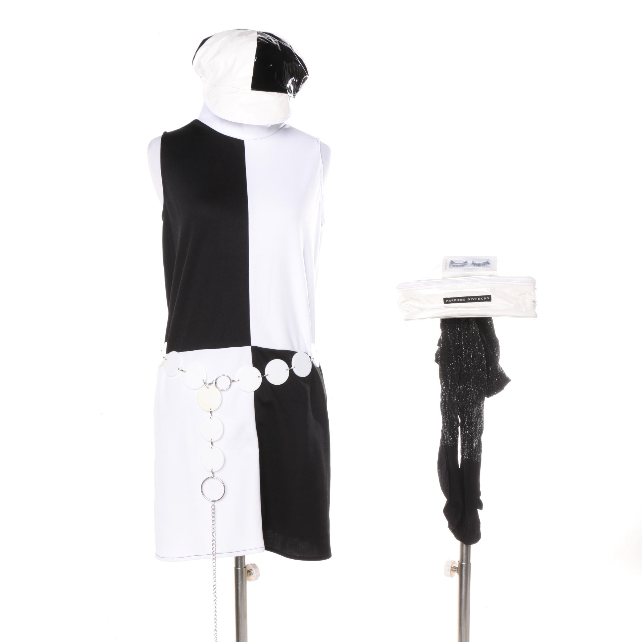 Women's Mod Go-Go Dancer Costume with Accessories