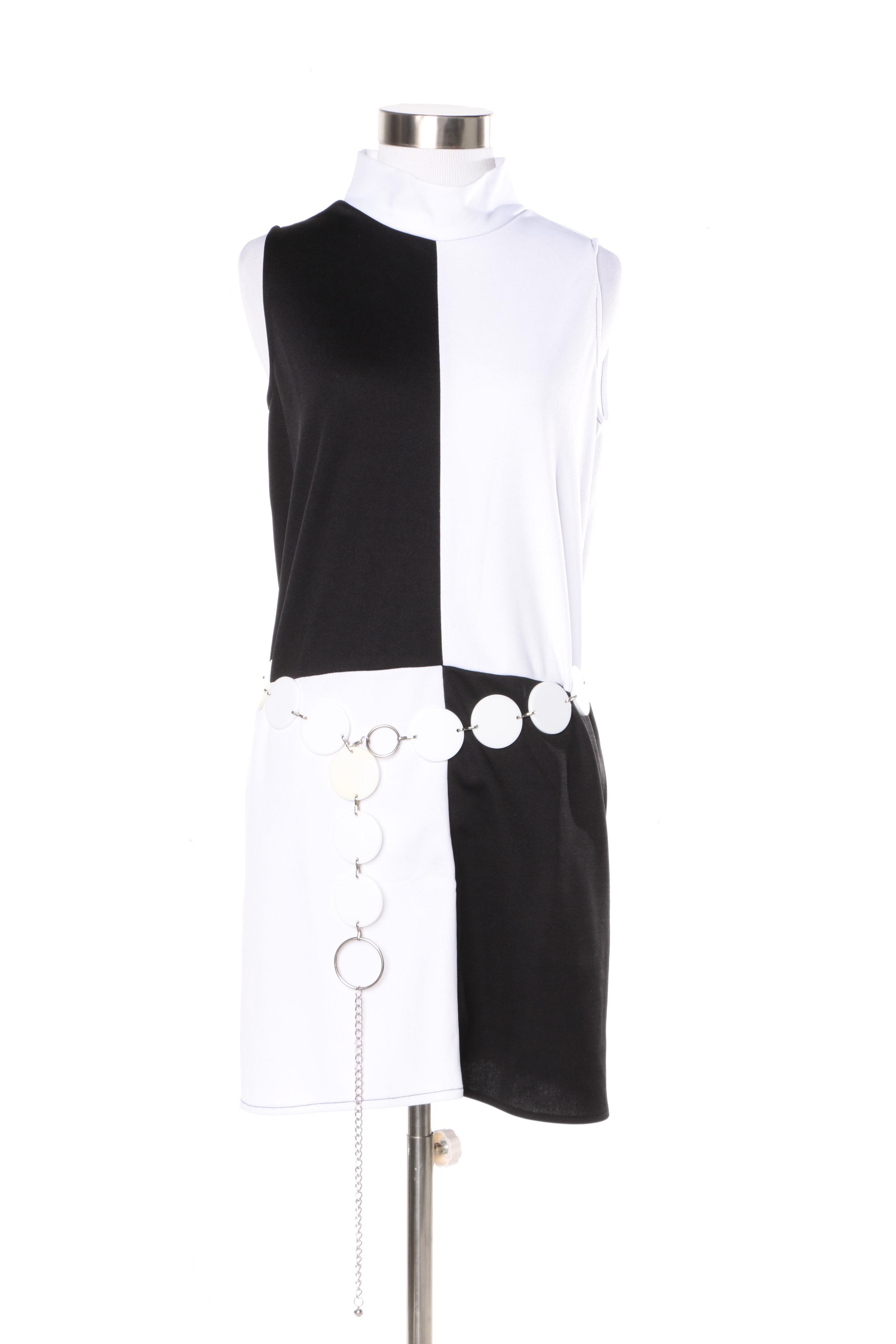 Women's Mod Go-Go Dancer Costume with Accessories