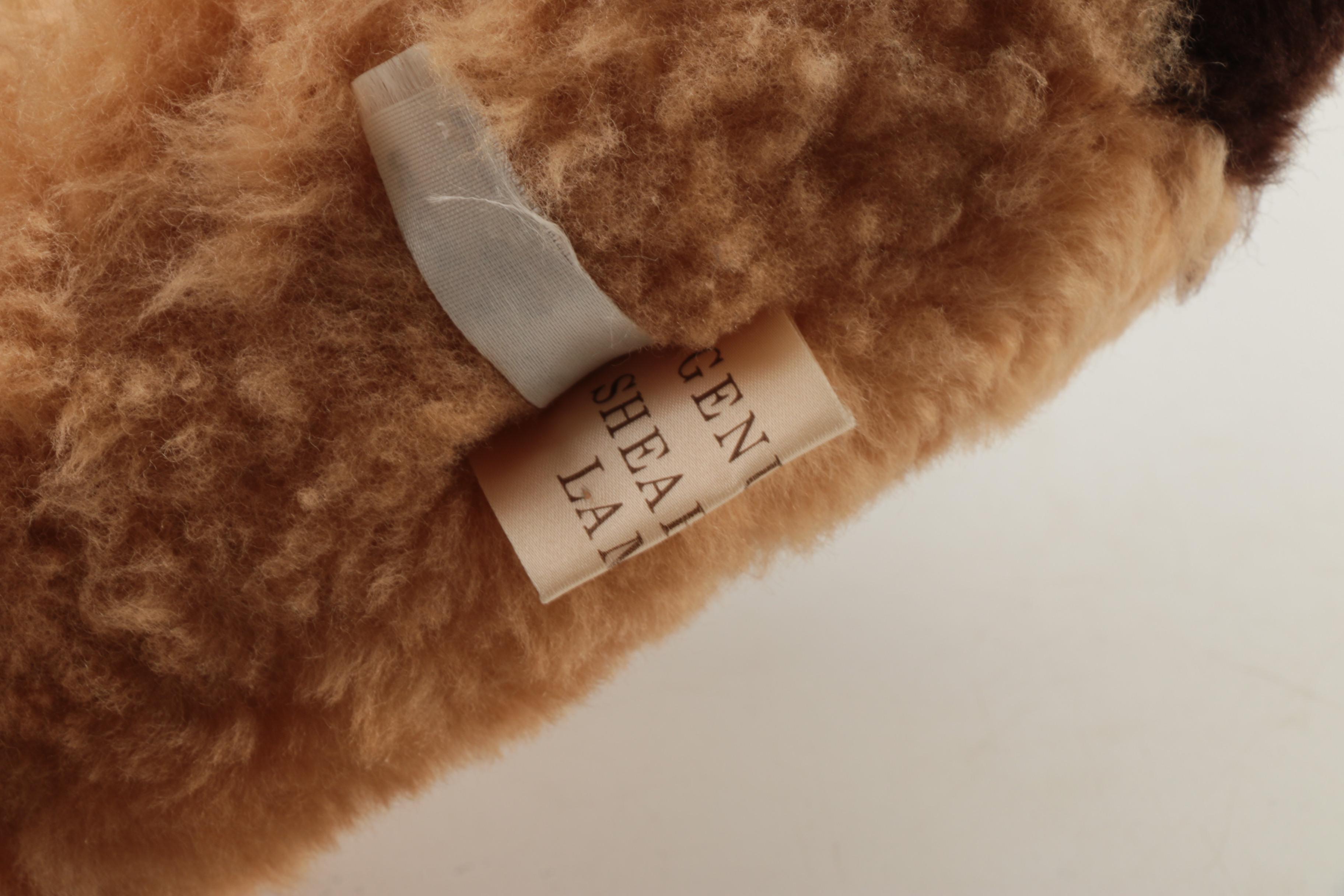 Genuine Lamb Shearling Teddy Bear