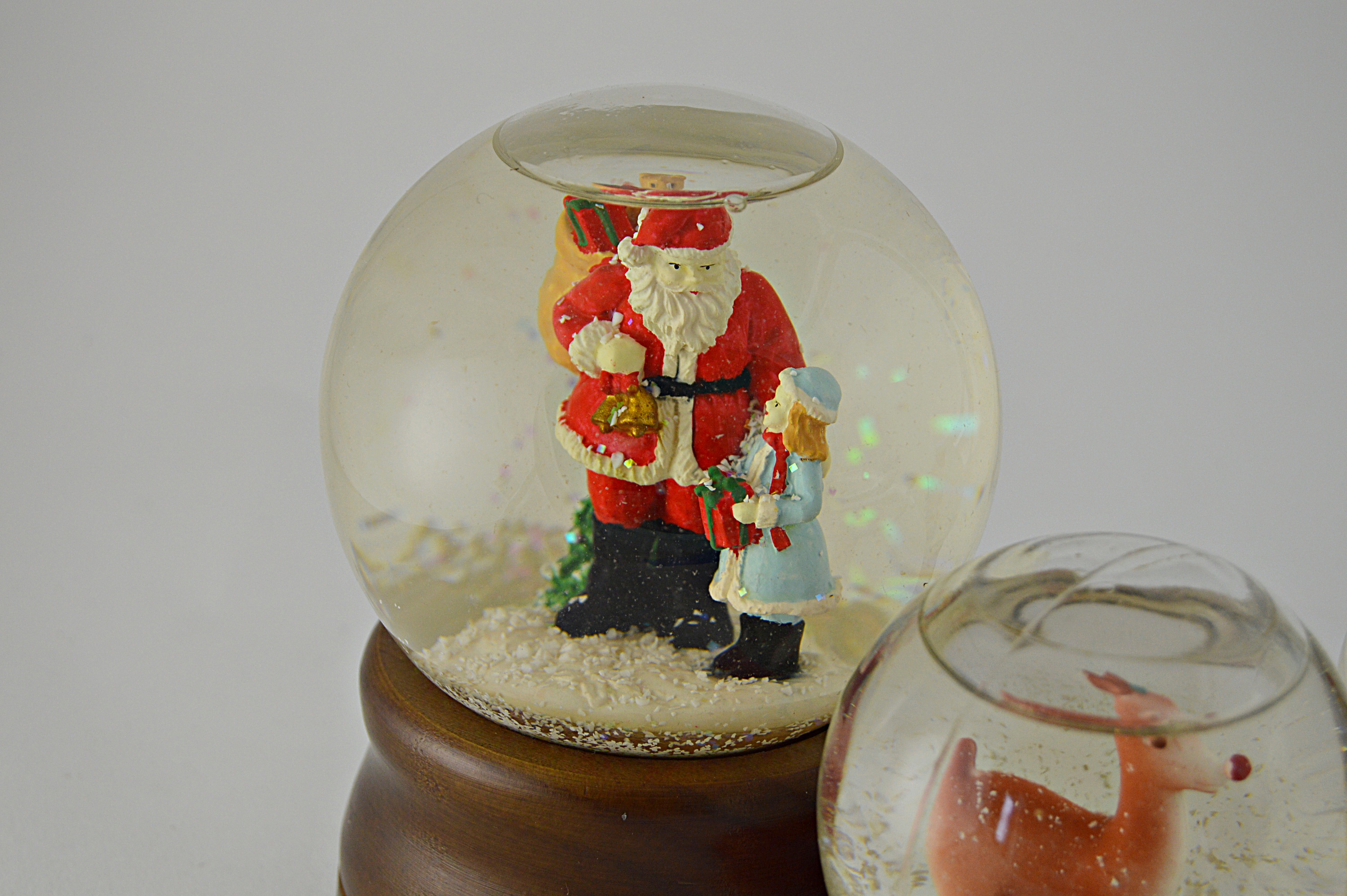 Vintage Christmas Snow Globes