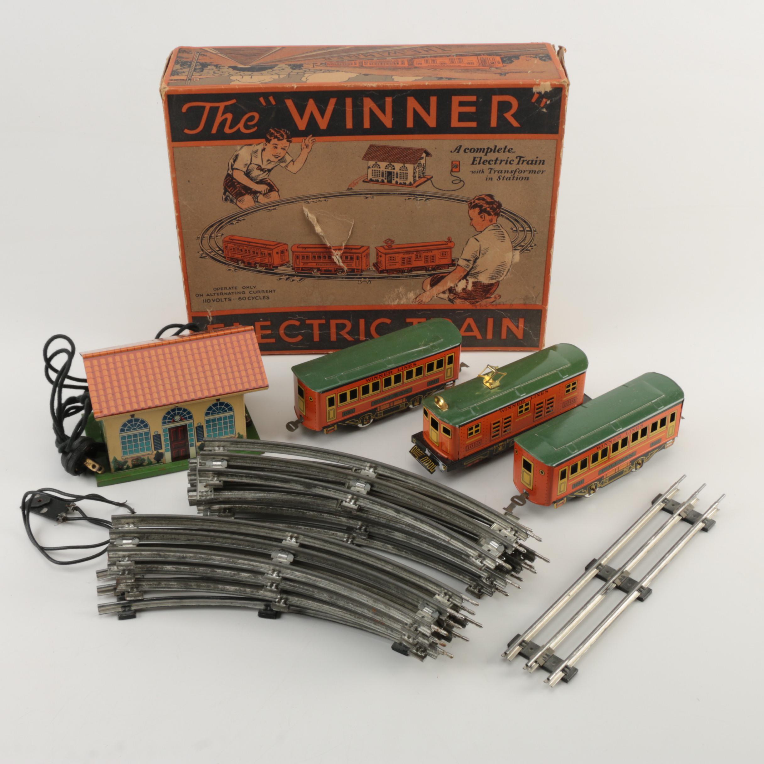 Early 1930s Lionel "The Winner" Electric Train Set