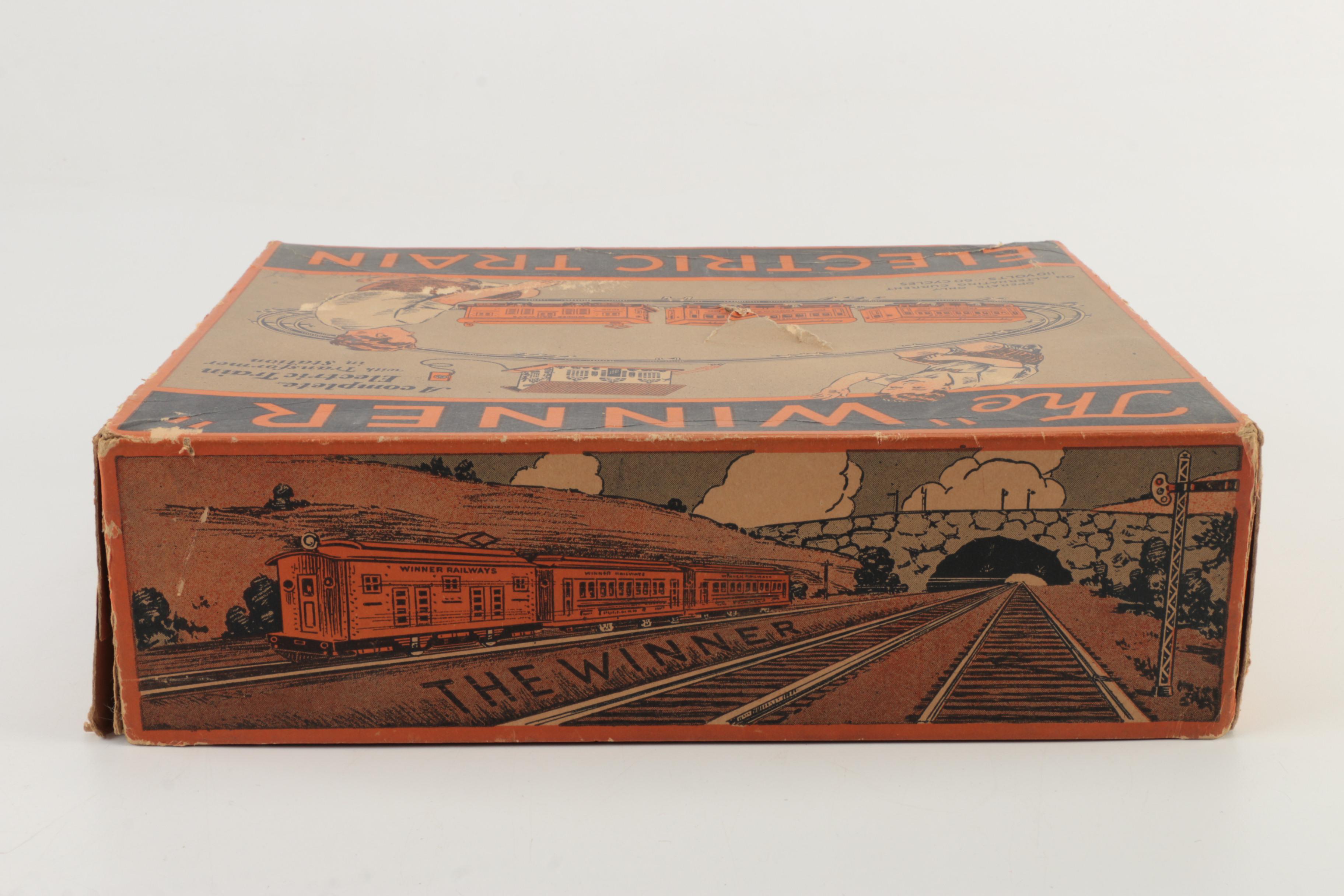 Early 1930s Lionel "The Winner" Electric Train Set