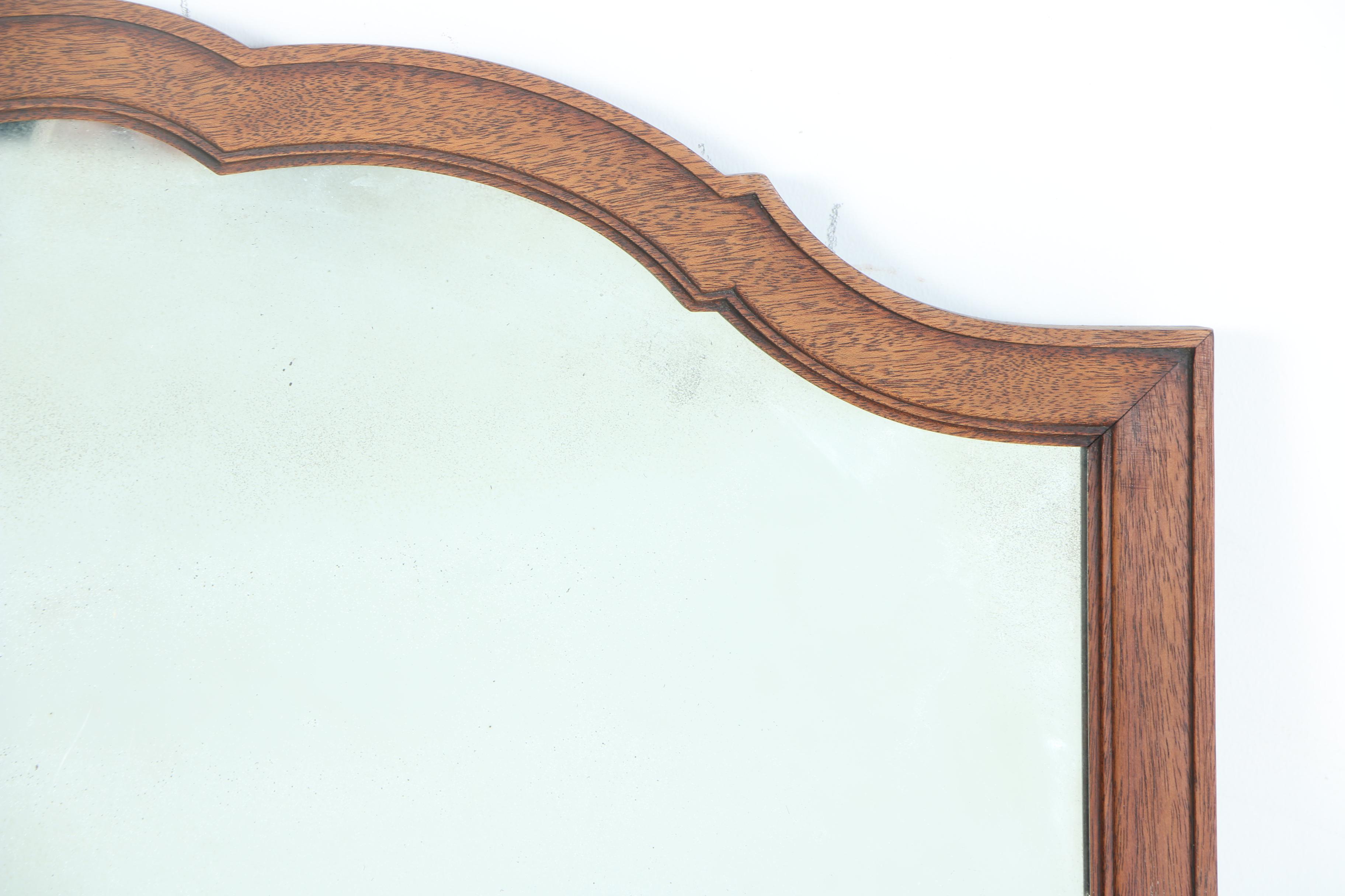 Large Wooden Wall Mirror