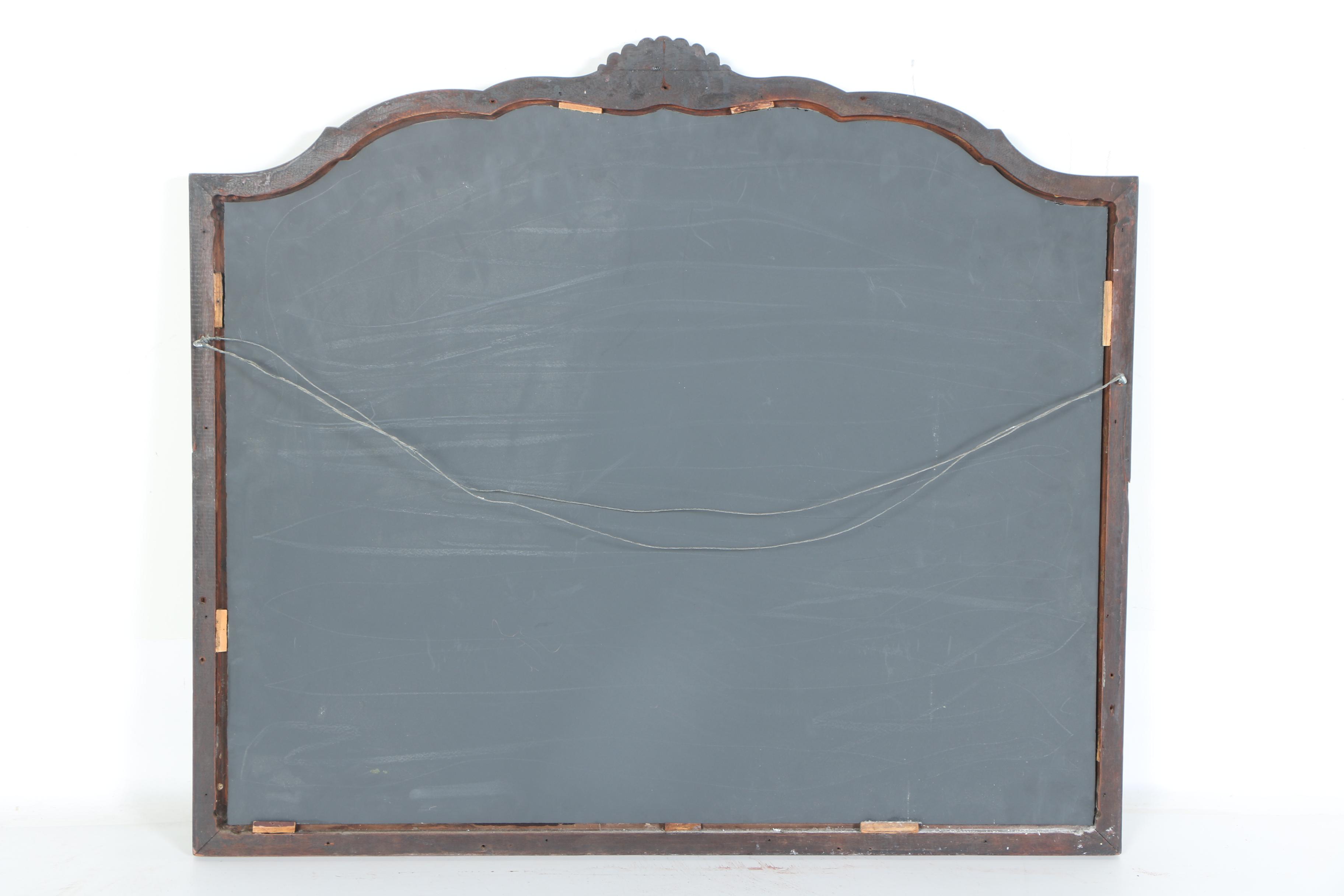 Large Wooden Wall Mirror