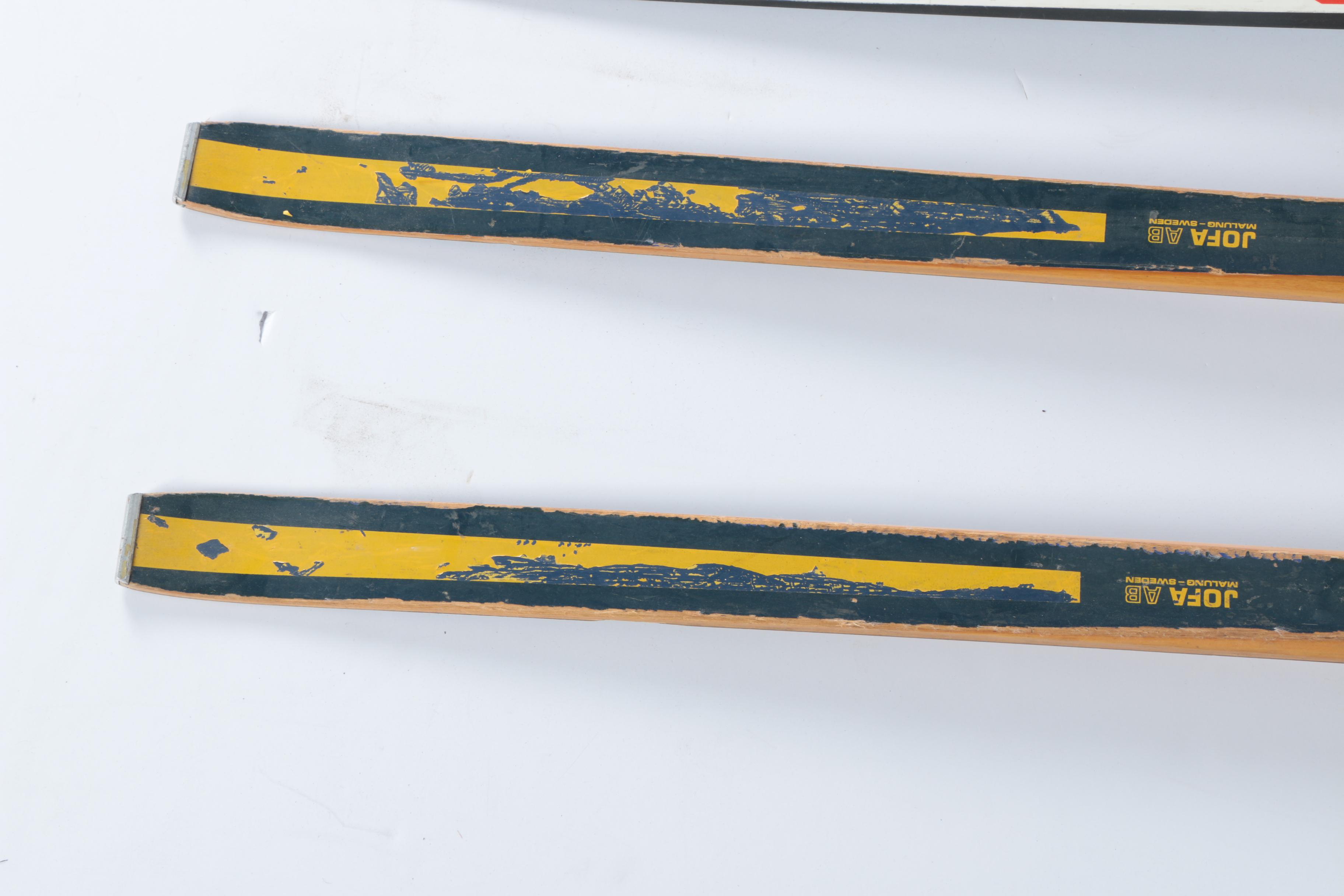 Skiis Including Cross-Country and Ski Poles