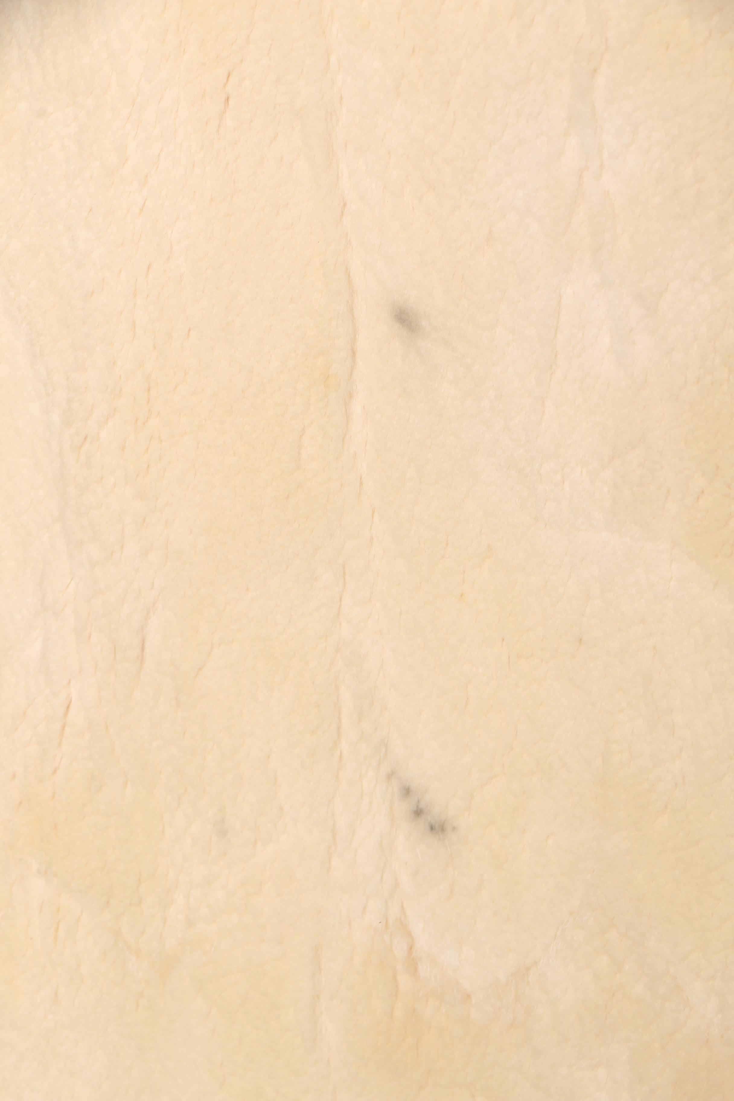 David Green Sheared Beaver Fur Coat with Mink Fur trim and a Mink Fur Hat