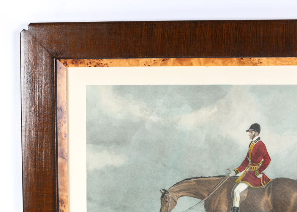 'Mr. Charles Davis on The Traverser" Offset Lithograph After Edward Hacker