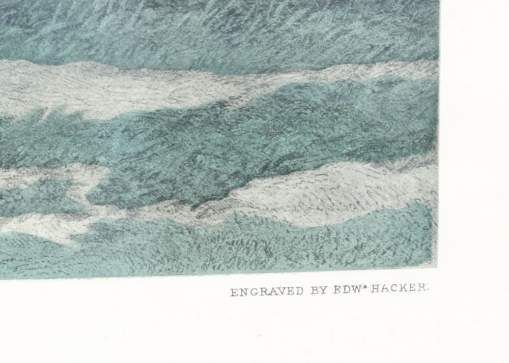 'Mr. Charles Davis on The Traverser" Offset Lithograph After Edward Hacker