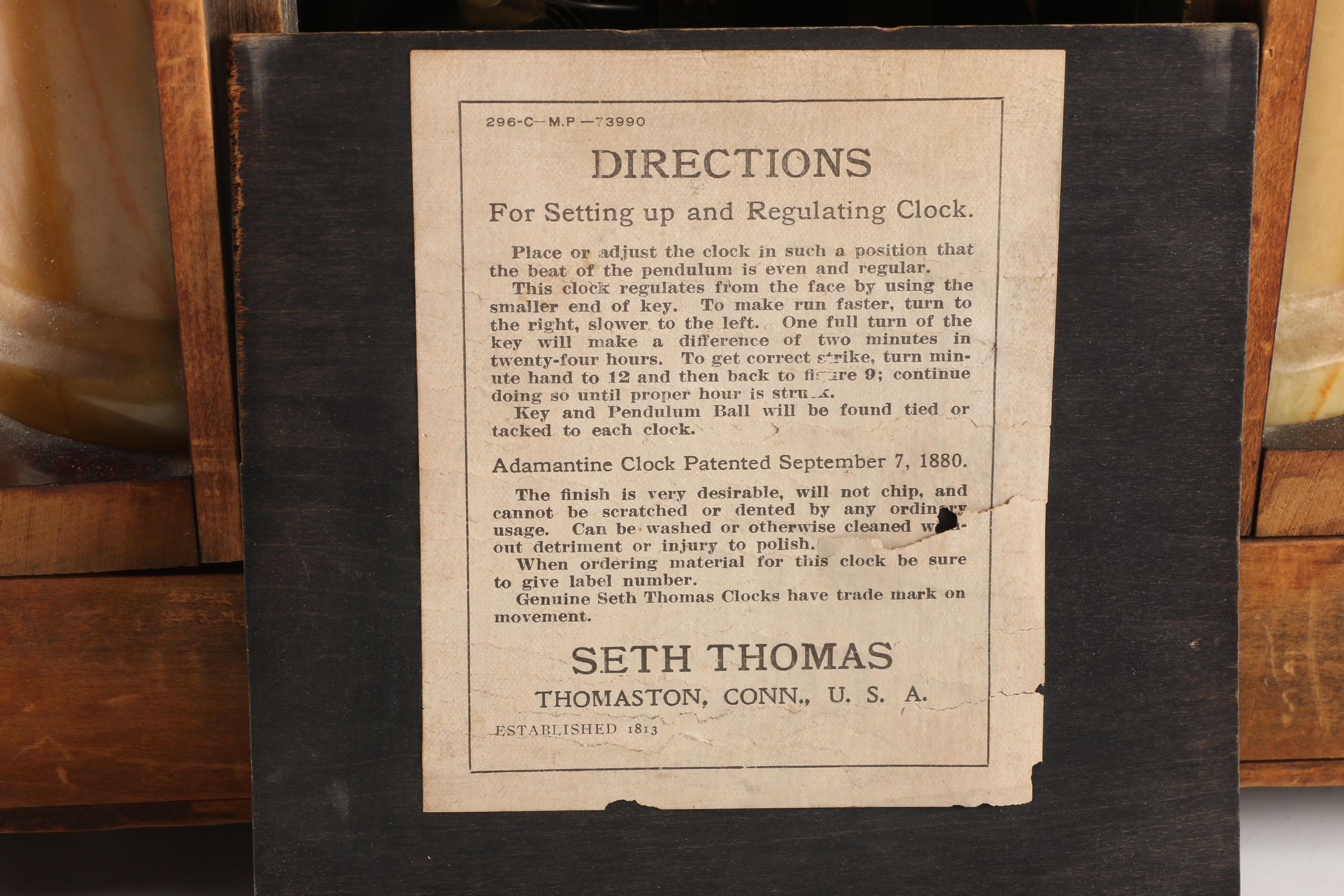 Seth Thomas Shasta Mantel Clock