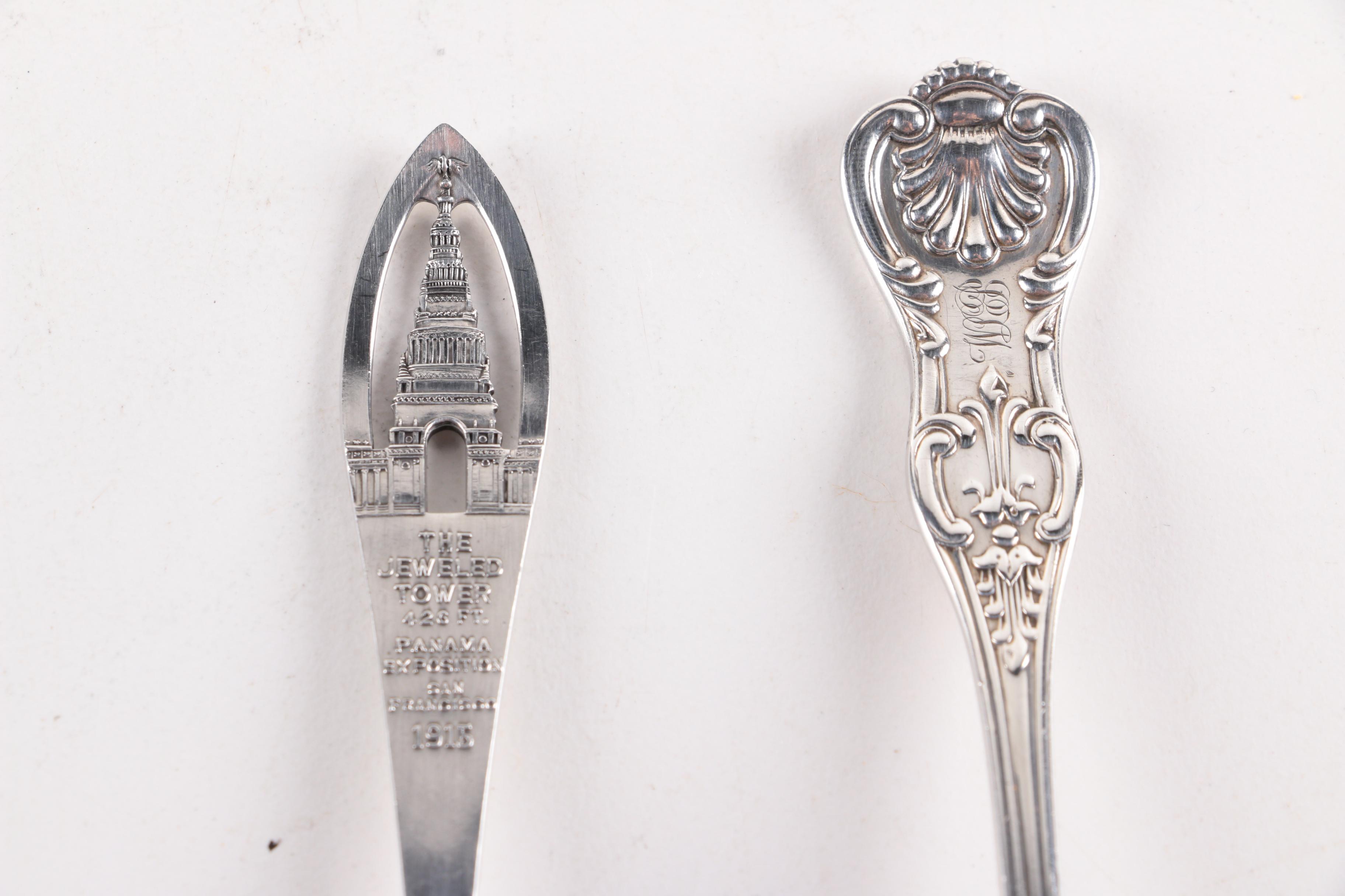 Whiting Manufacturing Company "Louis XV" Sterling Silver Olive Fork and More