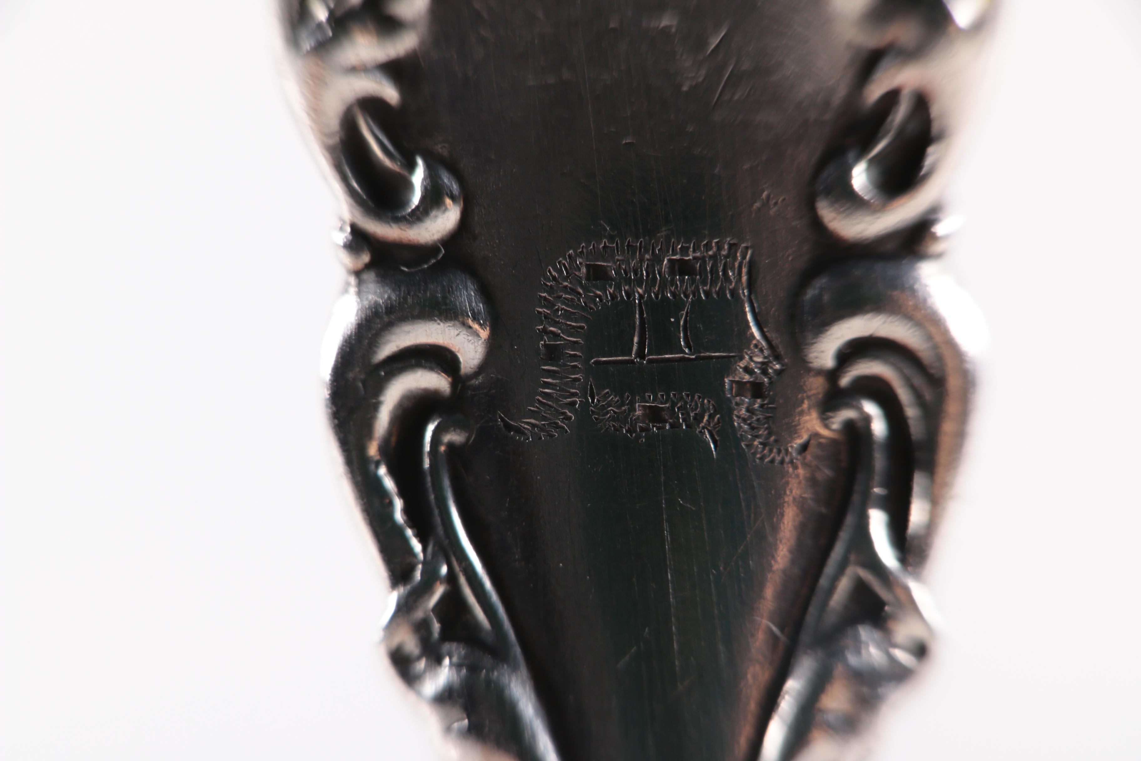 Whiting Manufacturing Company "Louis XV" Sterling Silver Olive Fork and More