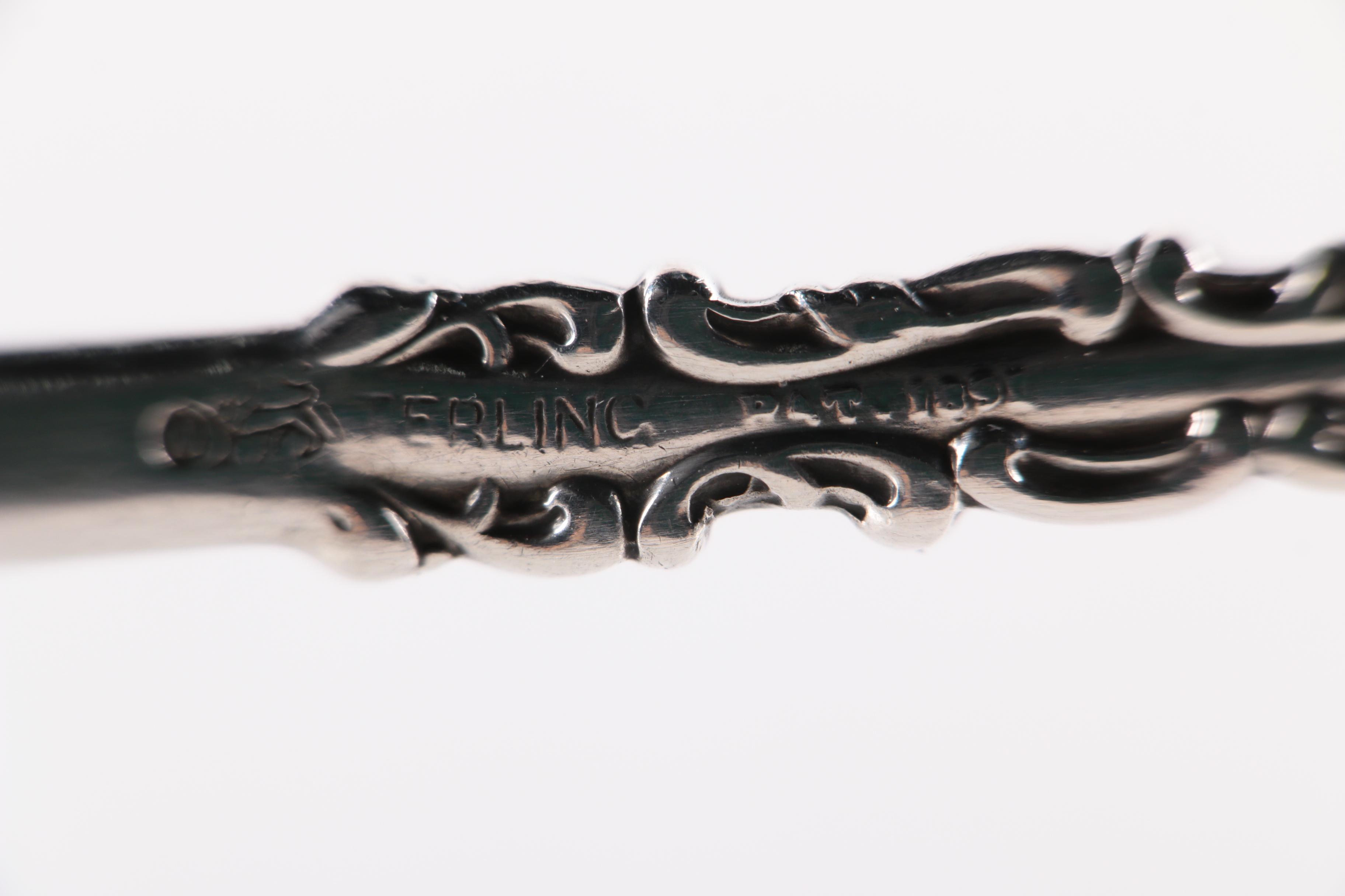 Whiting Manufacturing Company "Louis XV" Sterling Silver Olive Fork and More