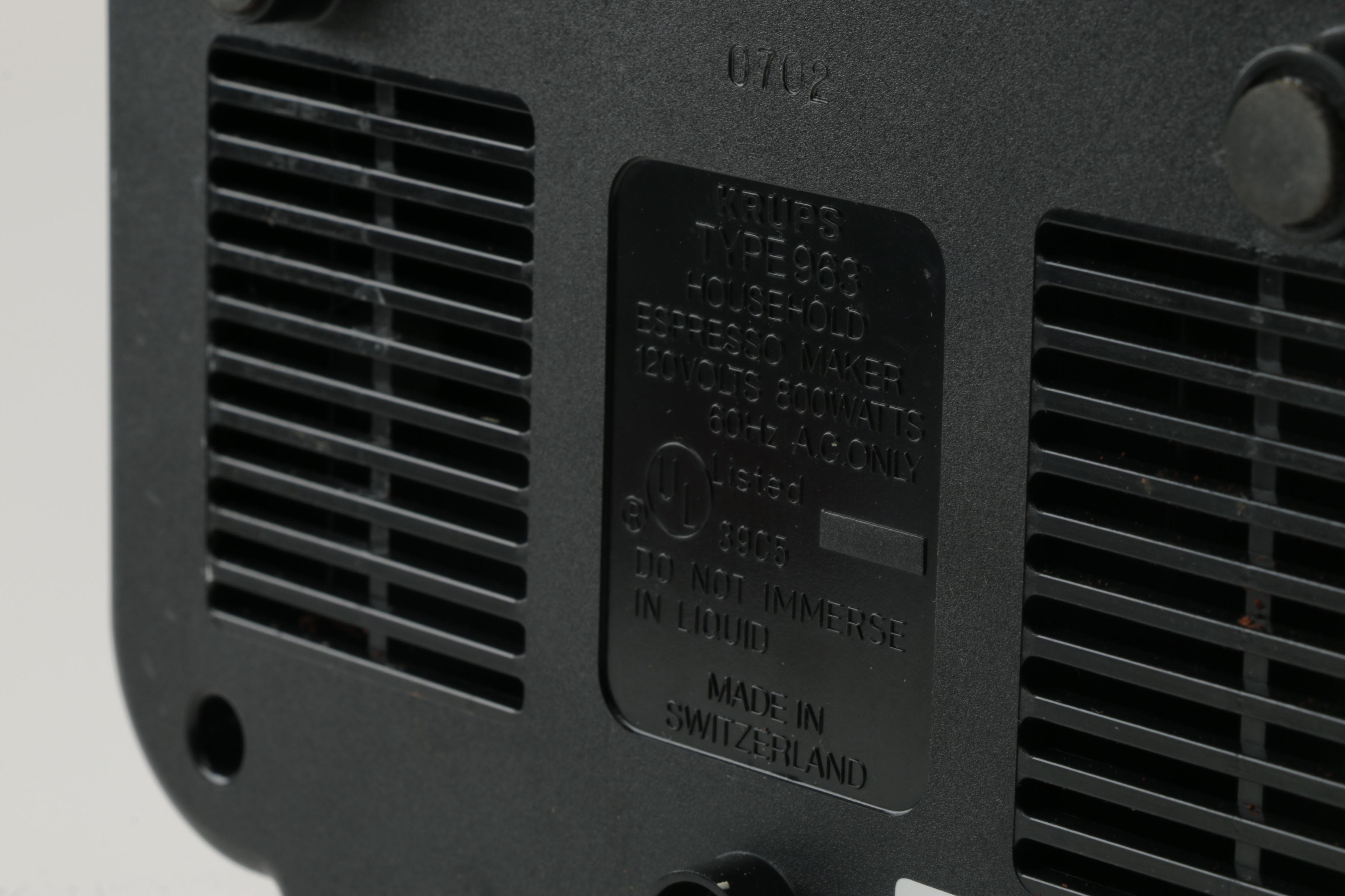 Krups Mini 963 Espresso Maker