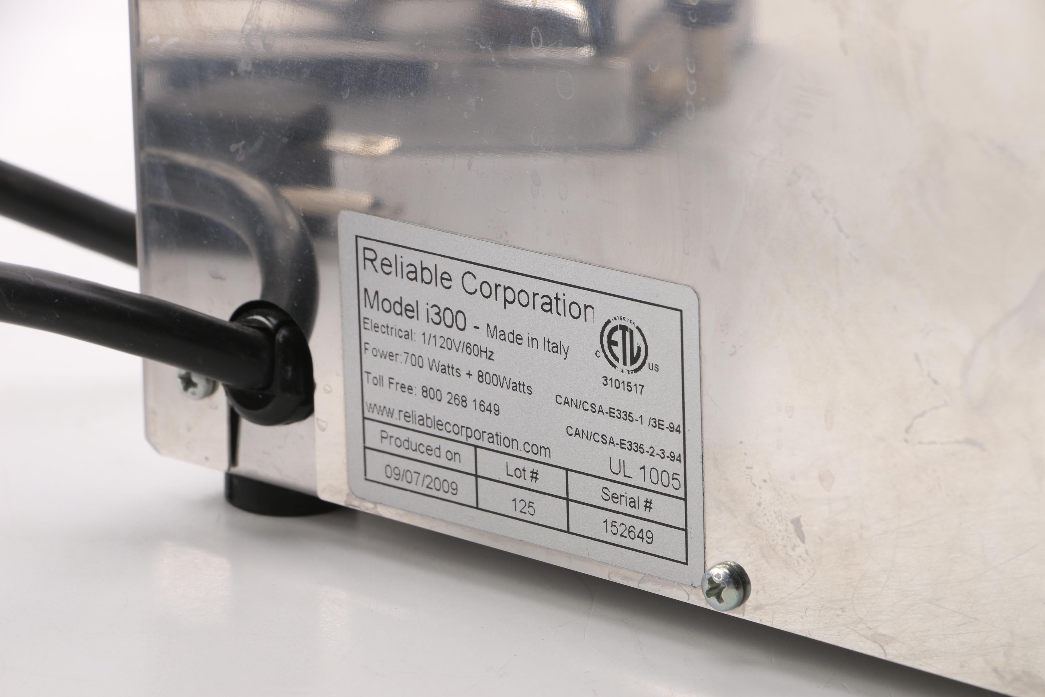 Reliable i300 Steam Iron Station